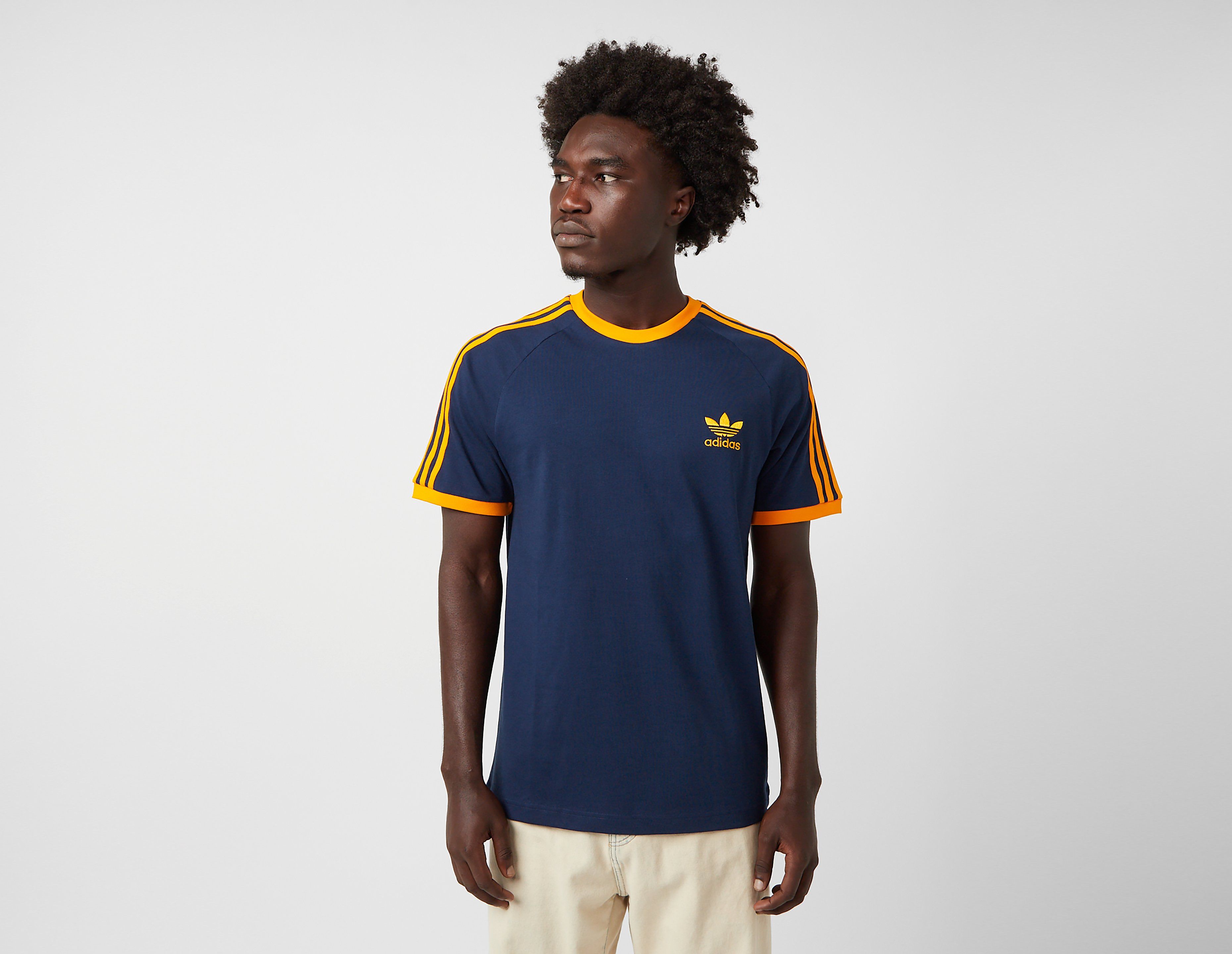 Adidas Originals Adicolor Classics 3-Stripes T-Shirt, Navy