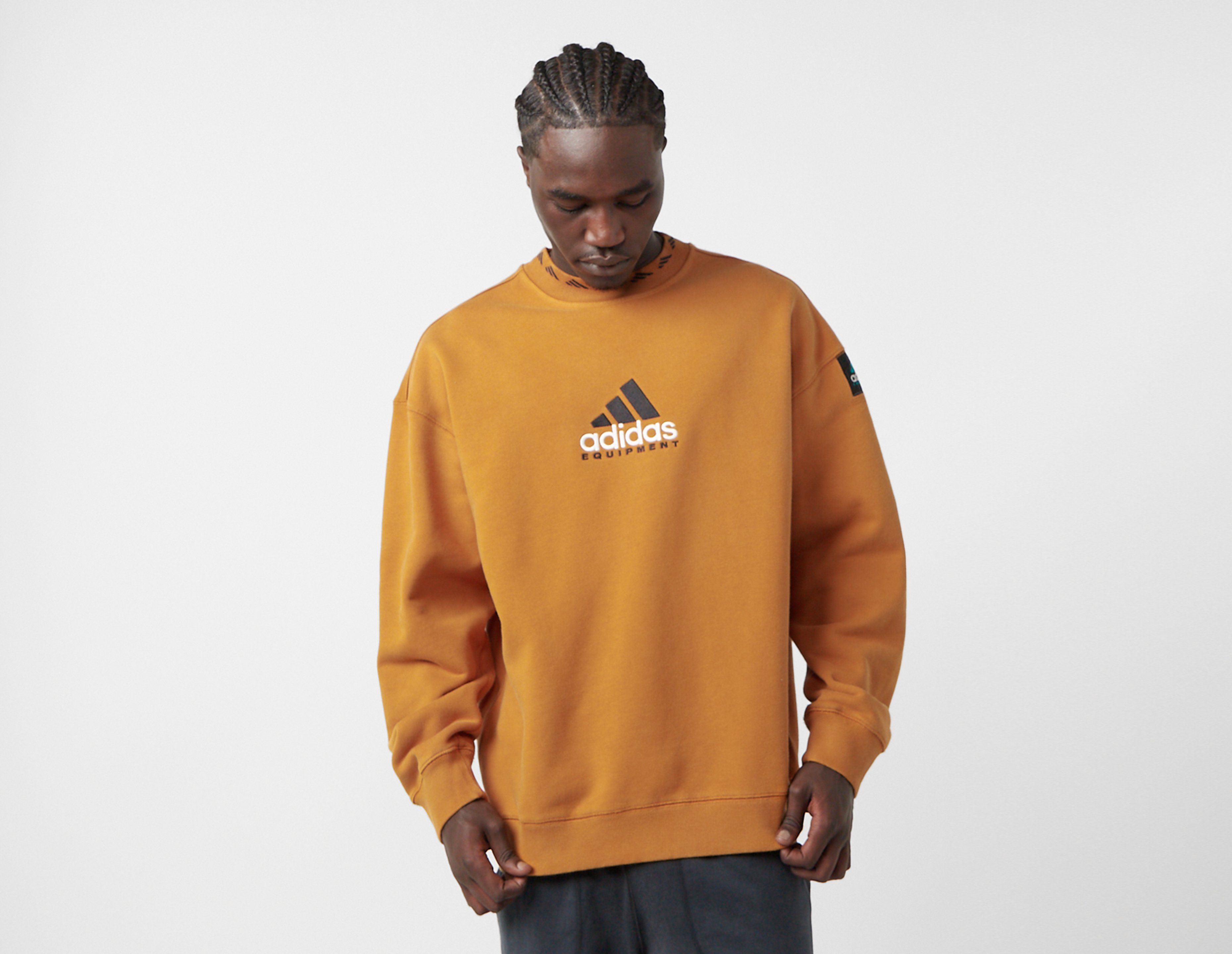 Adidas Originals EQT Washed Sweatshirt, Orange