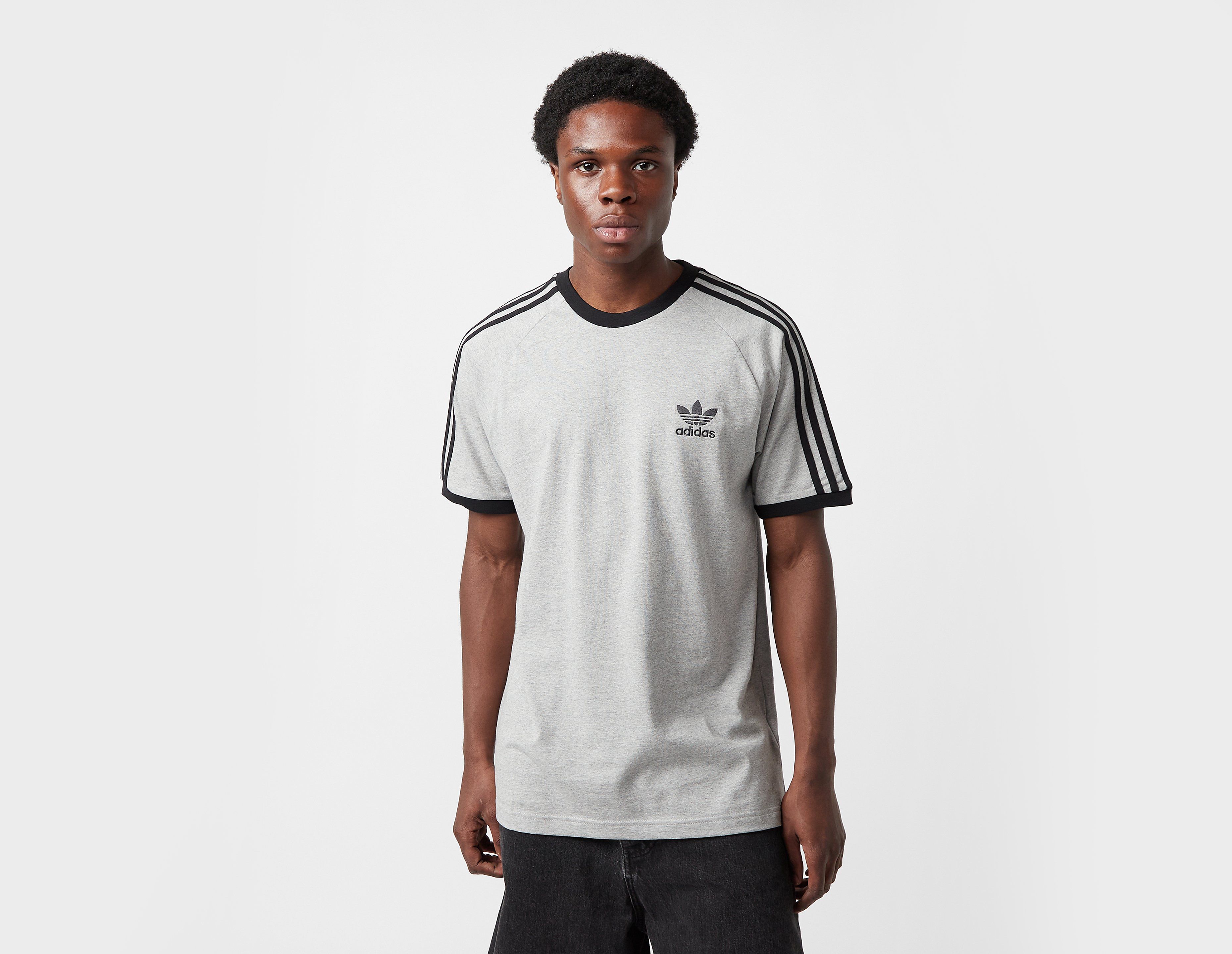 Adidas Originals Adicolor Classics 3-Stripes T-Shirt, Grey