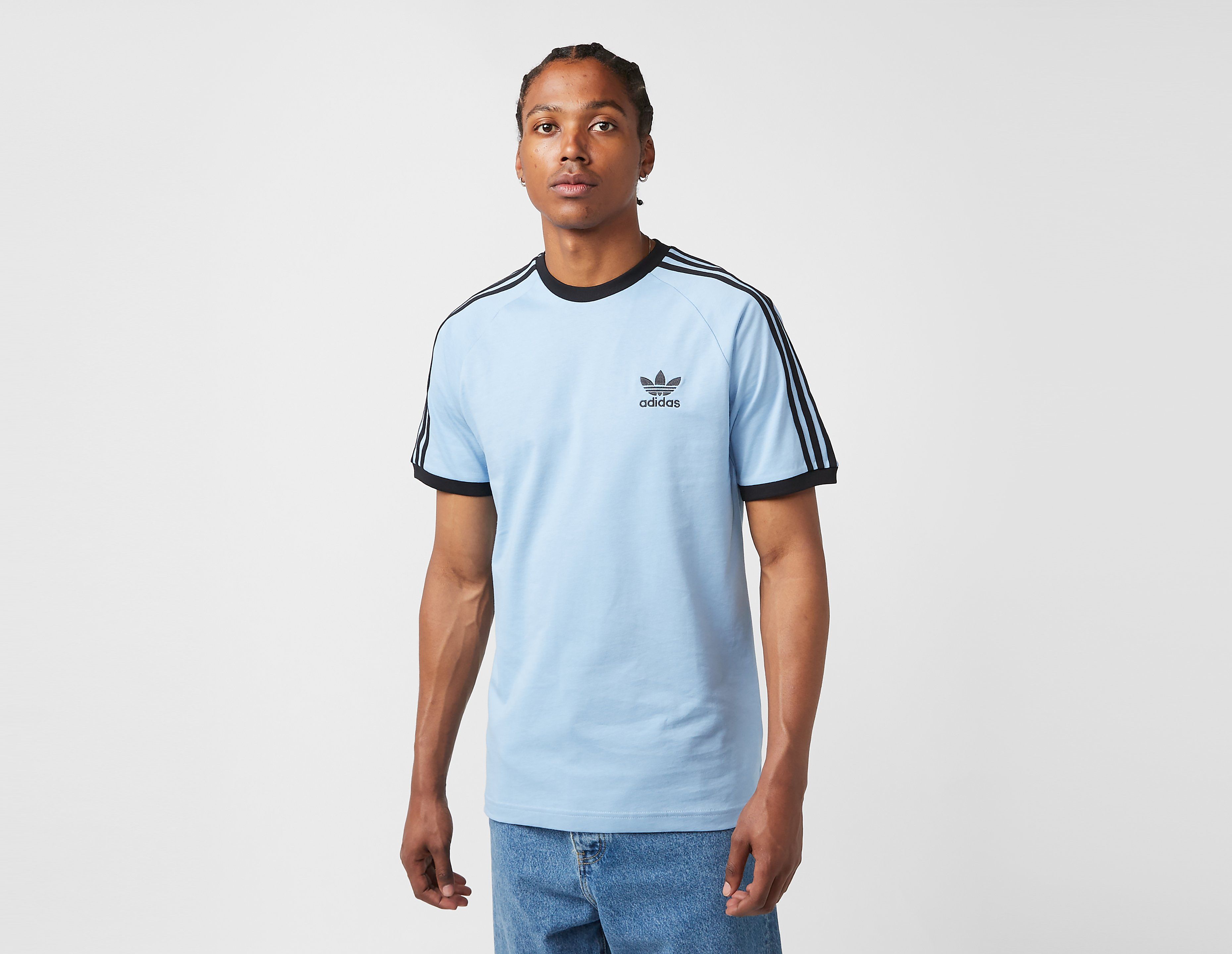 Adidas Originals Adicolor Classics 3-Stripes T-Shirt, Blue