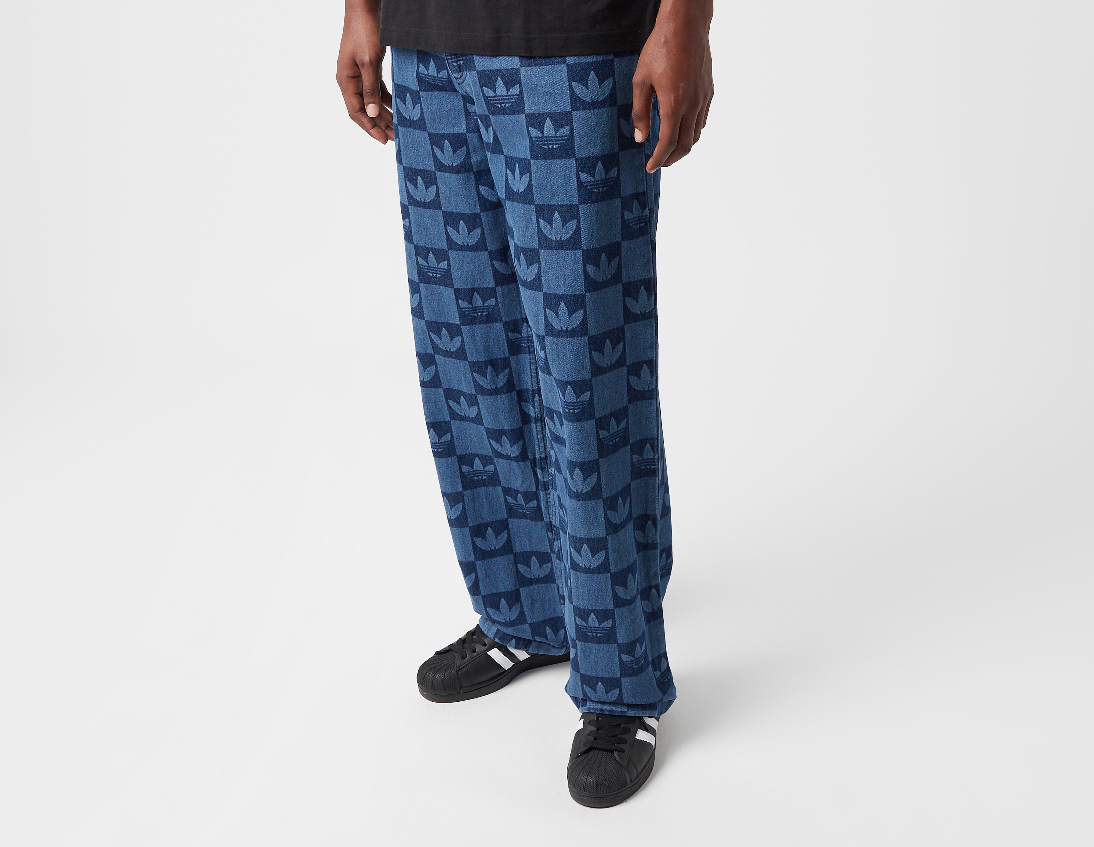 Adidas Monogram Denim Pants, blauw