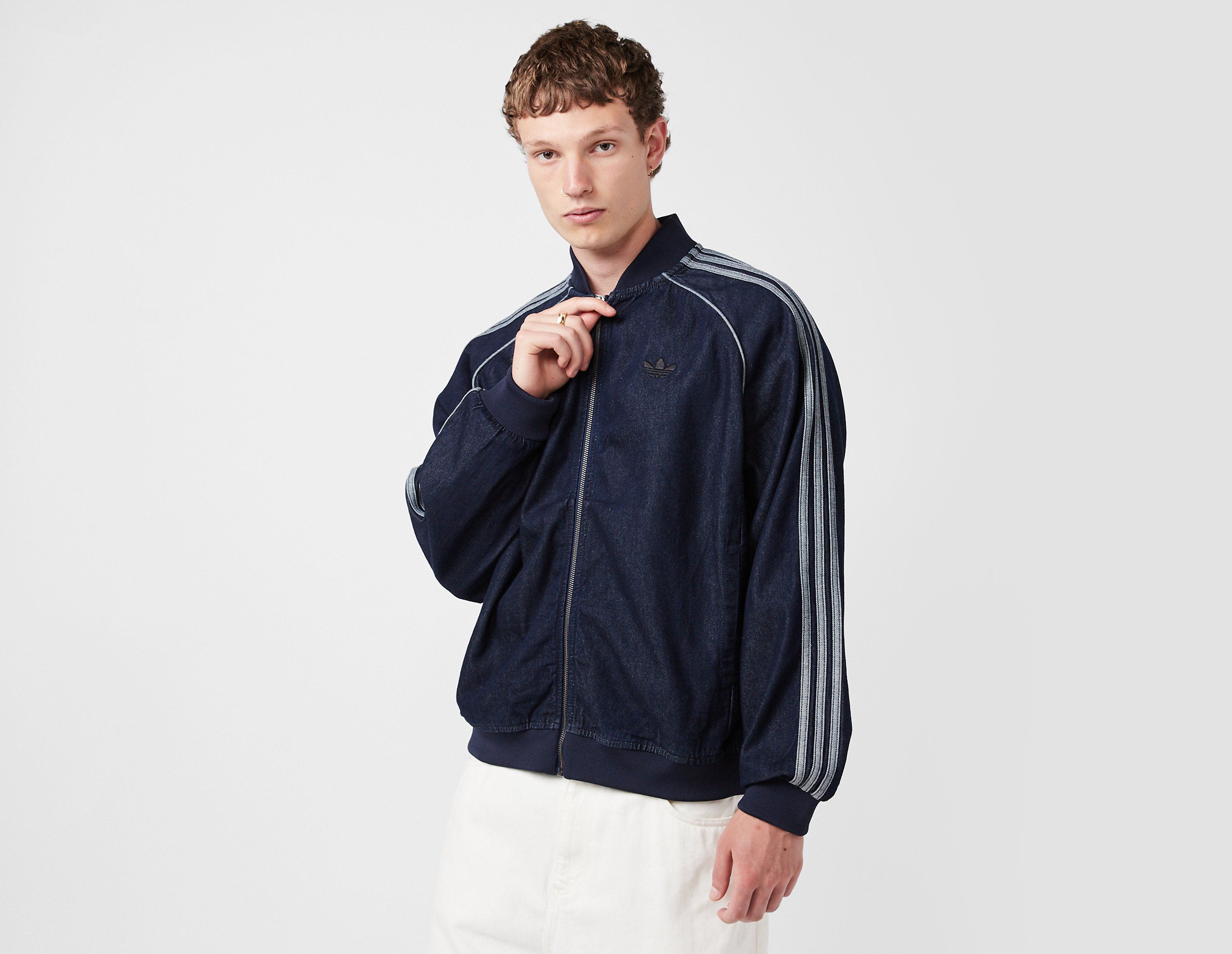 Adidas Originals Adicolor SST Denim Track Top, Blue