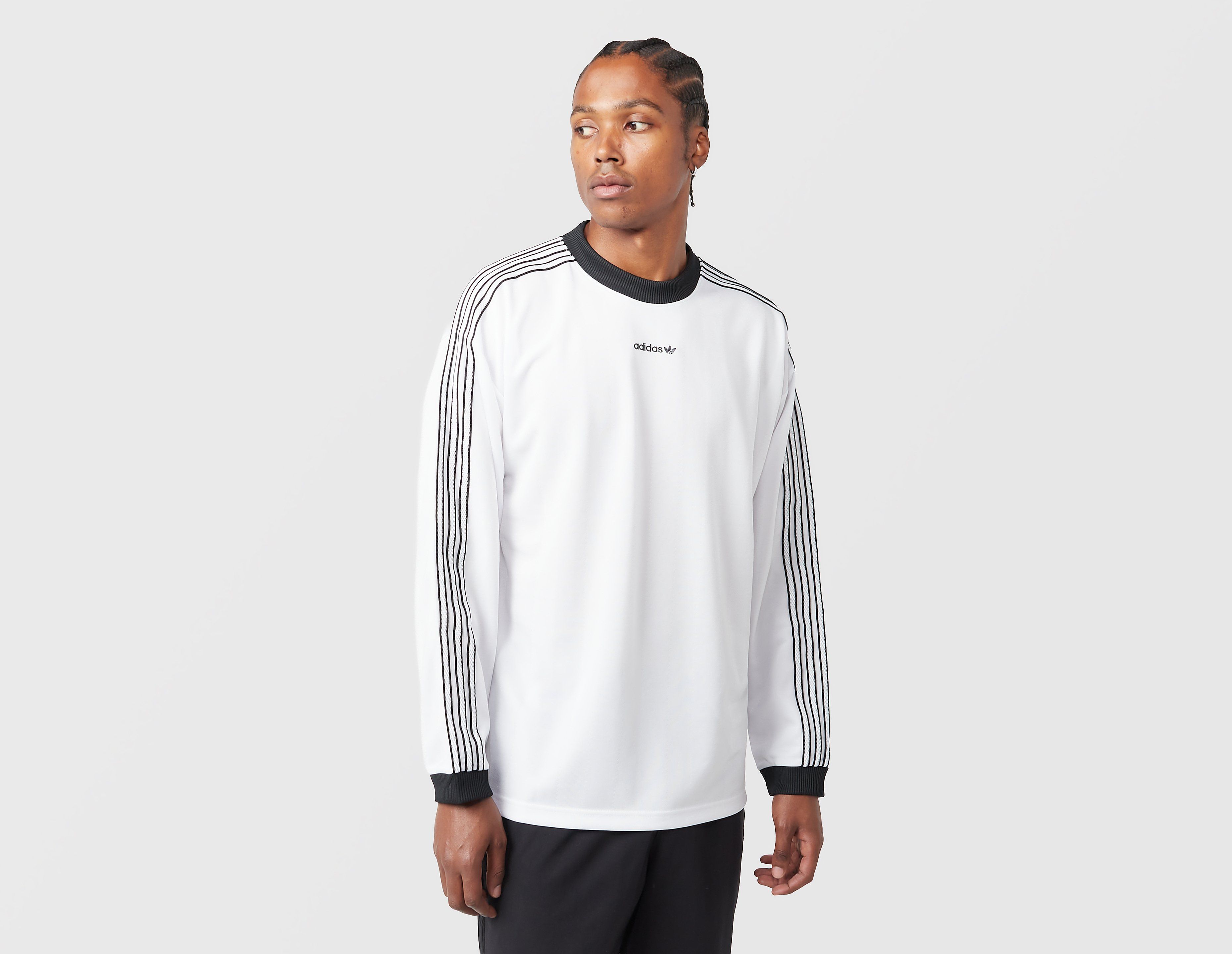 Adidas Originals Sport Archive Long Sleeve Jersey, wit