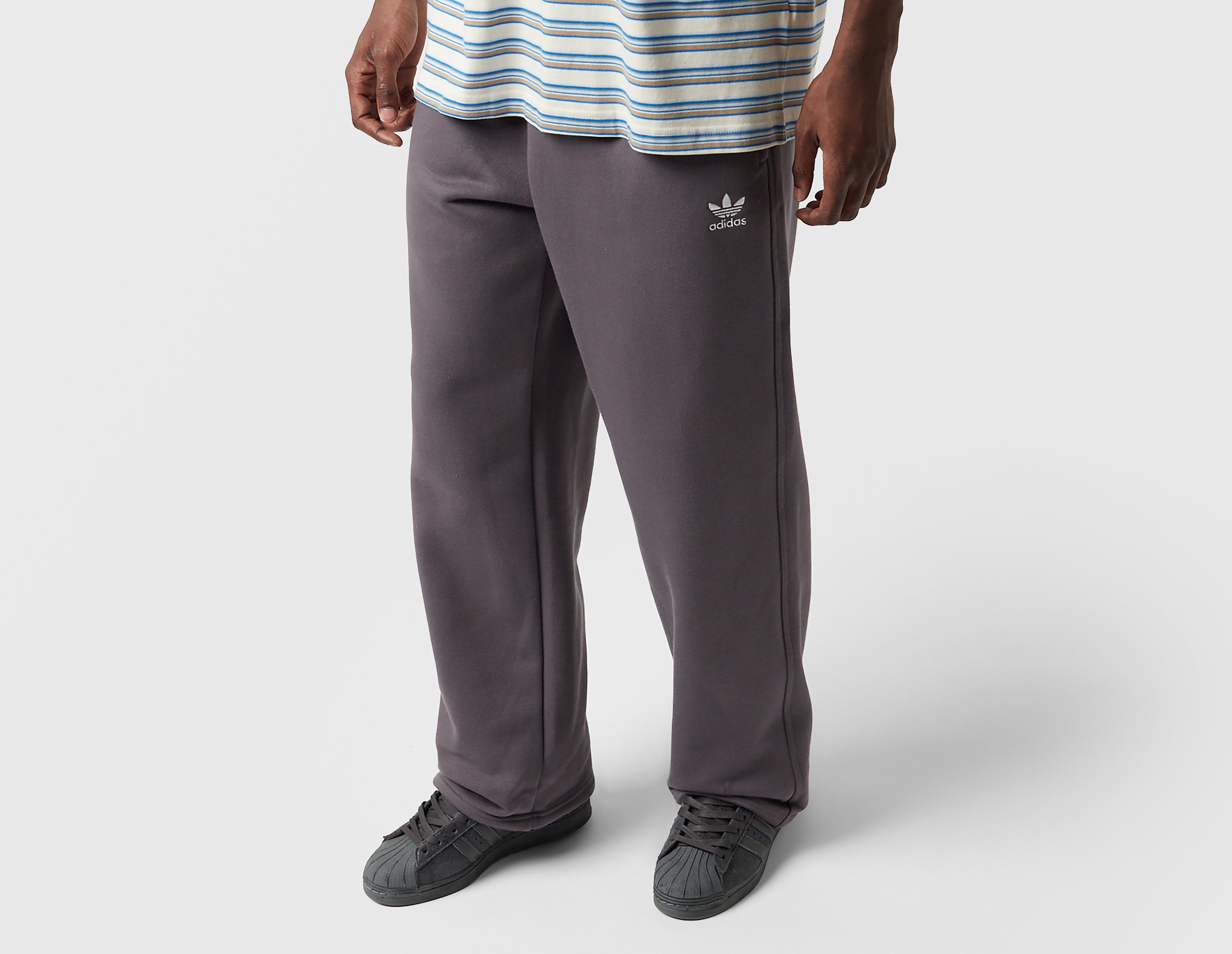 Adidas Originals Trefoil Essentials Open Hem Joggers, grijs