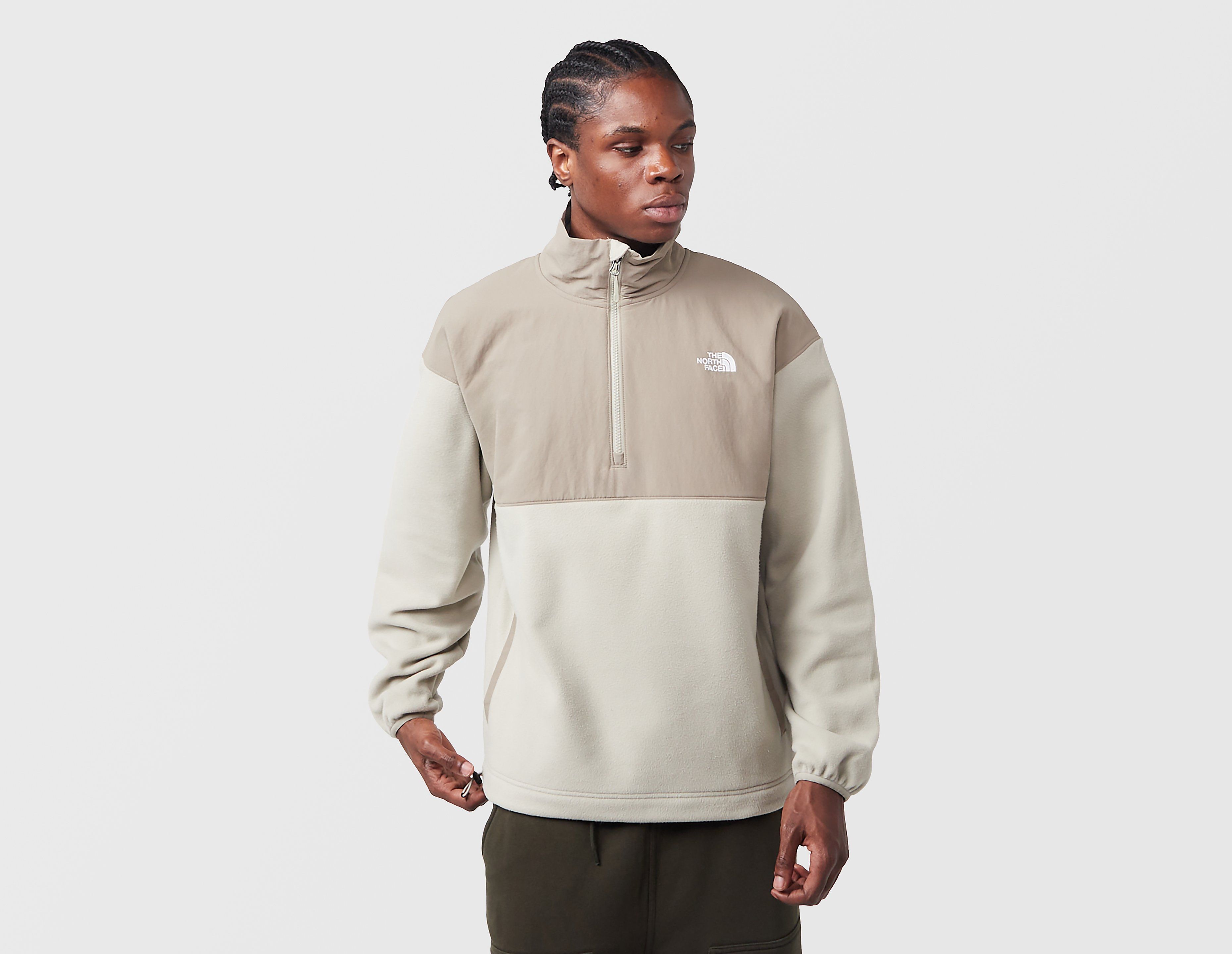 The North Face Samari 1/4 Zip Fleece, Ecru Tint