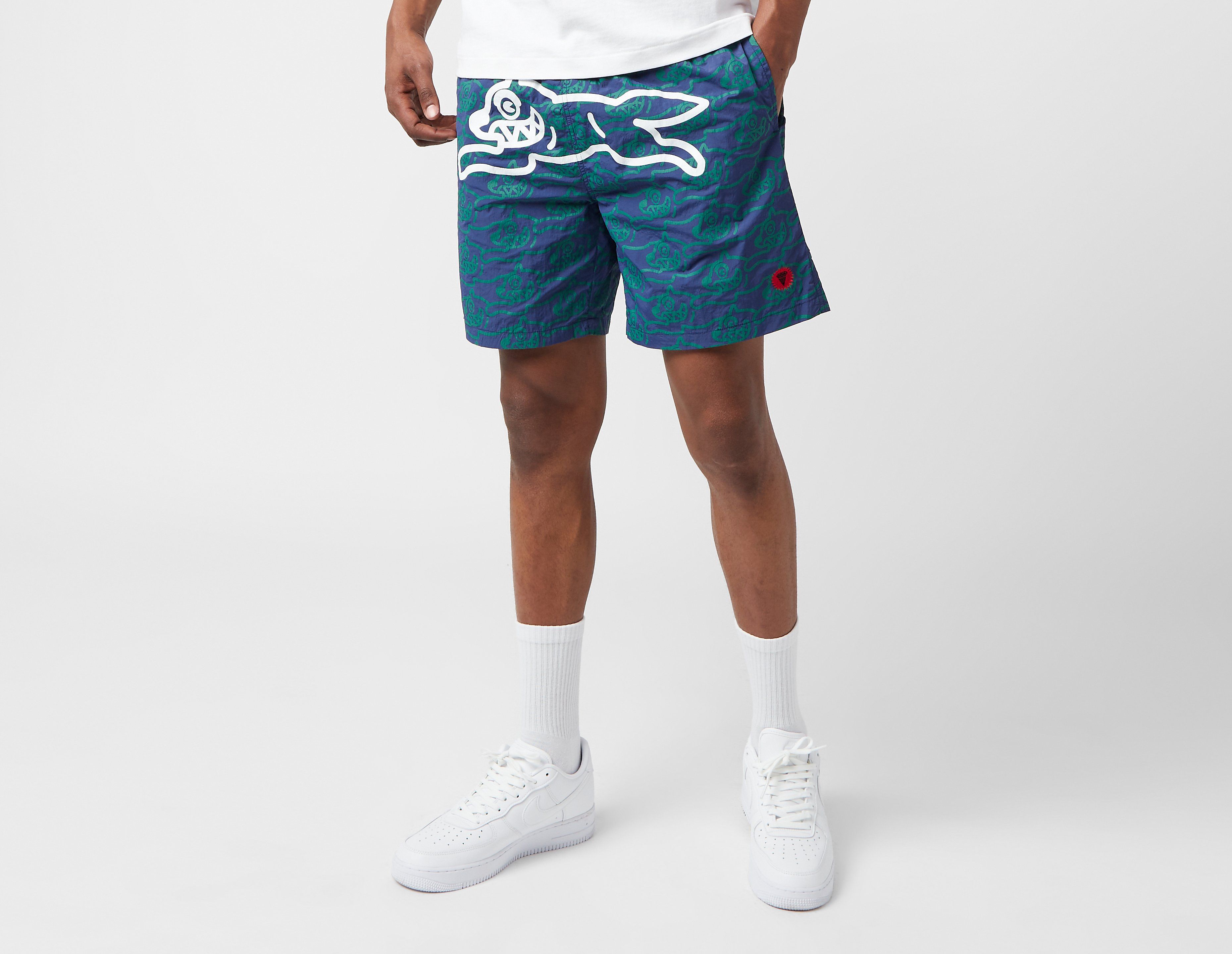ICECREAM Running Dog Swim Shorts, Green