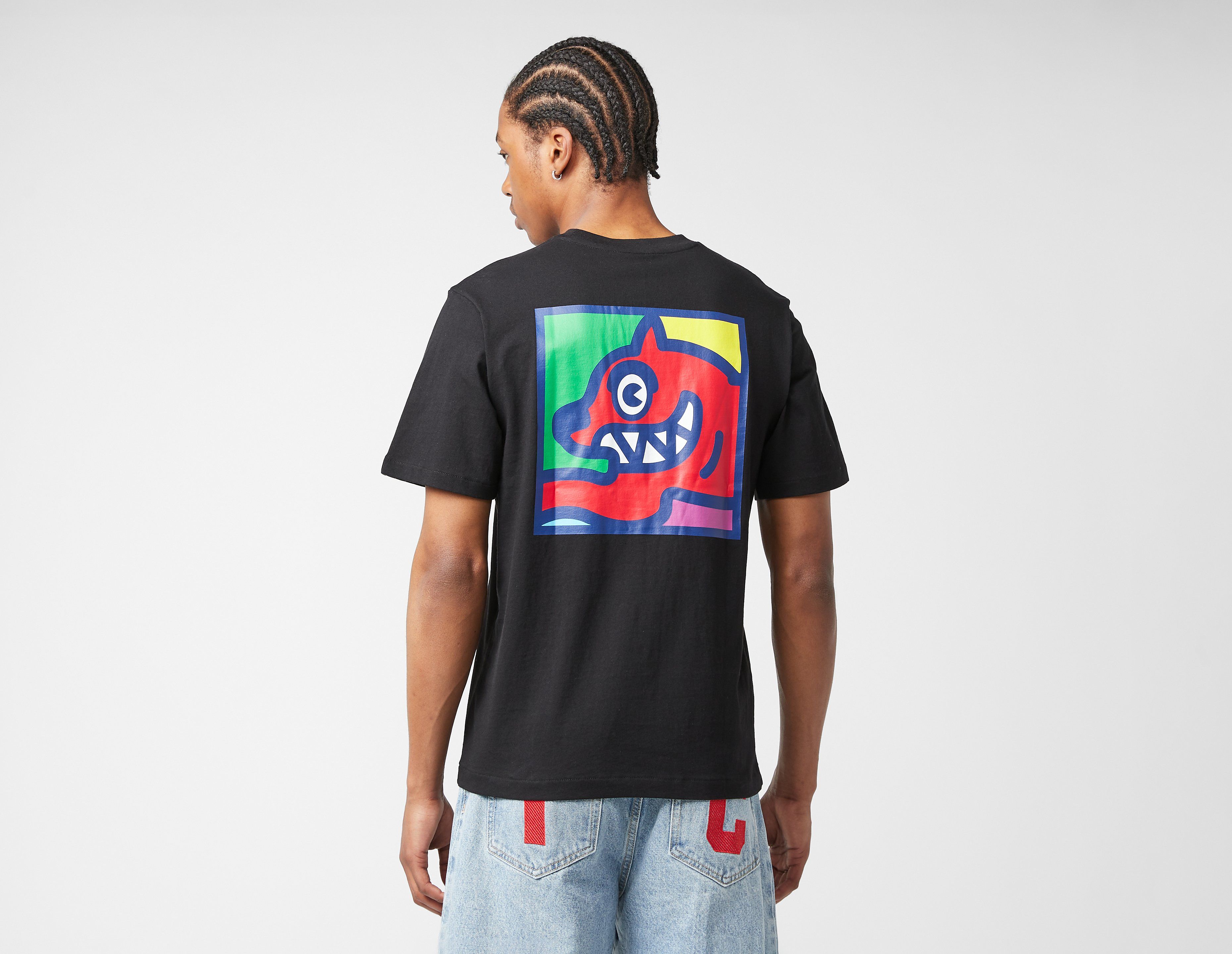 ICECREAM Pop Art Running Dog T-Shirt, Black