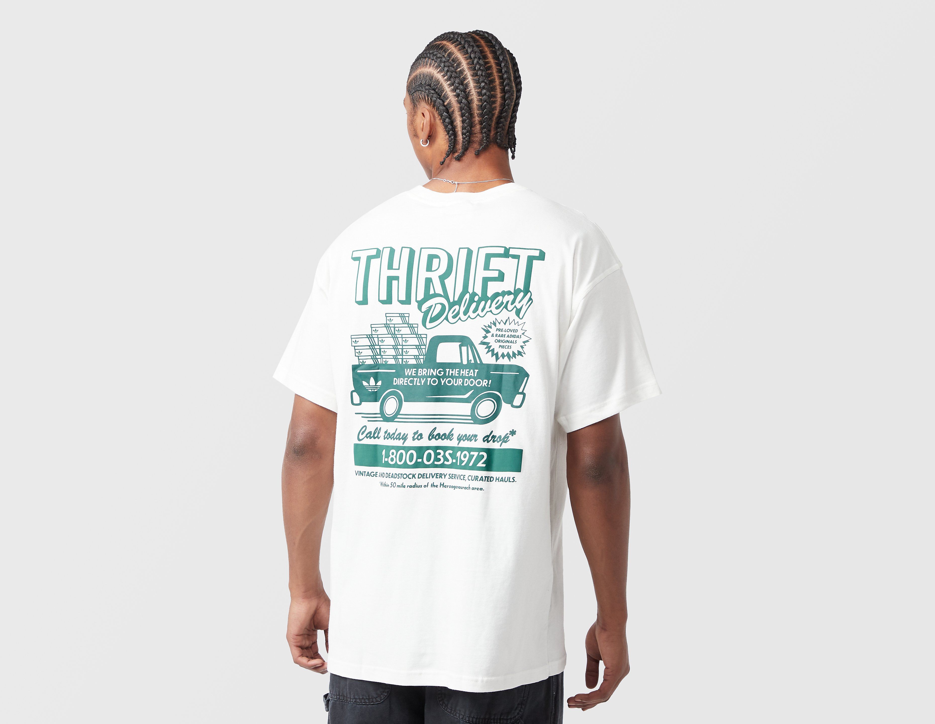 Adidas Originals Thrift T-Shirt, wit