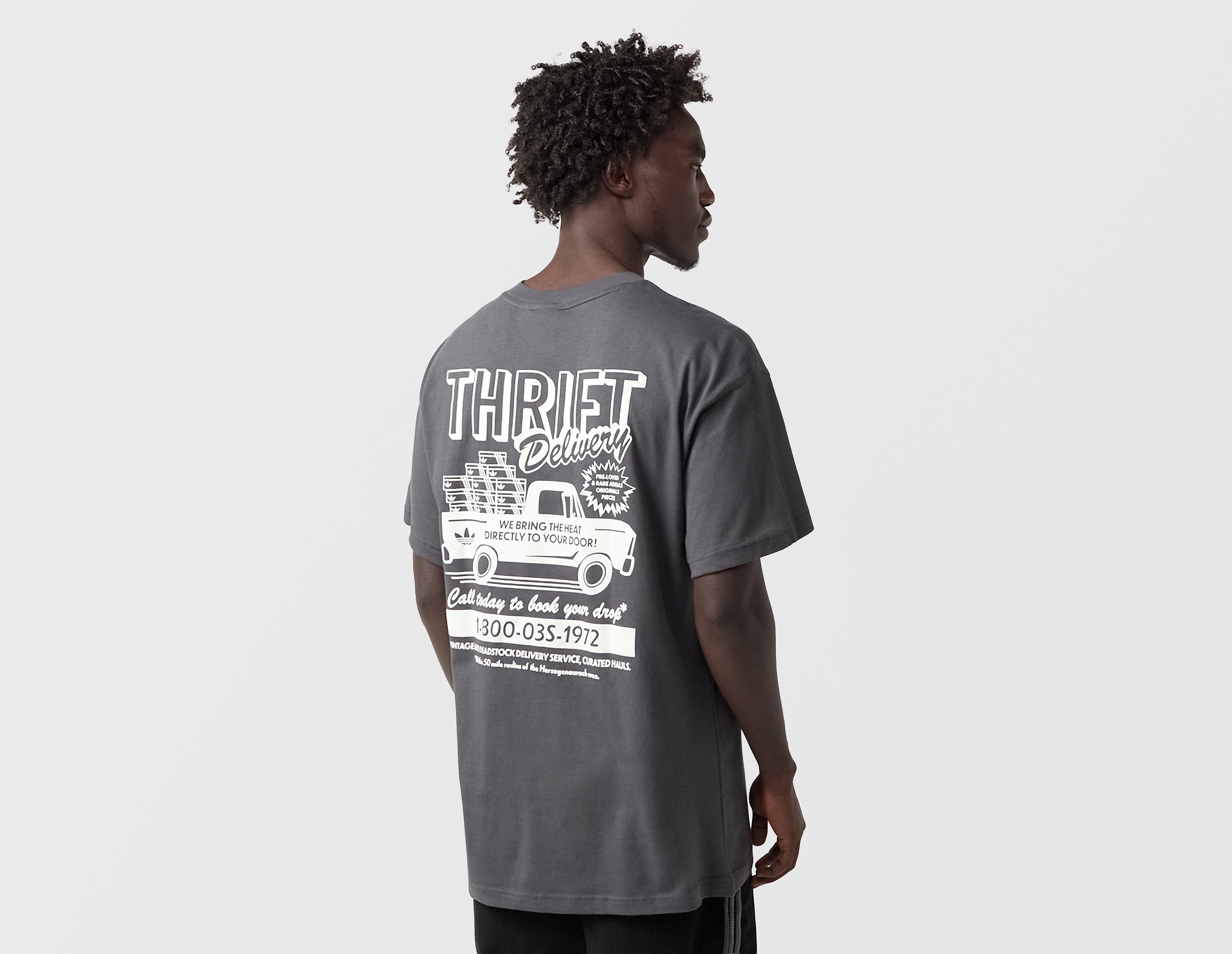Adidas Thrift T-Shirt, grijs