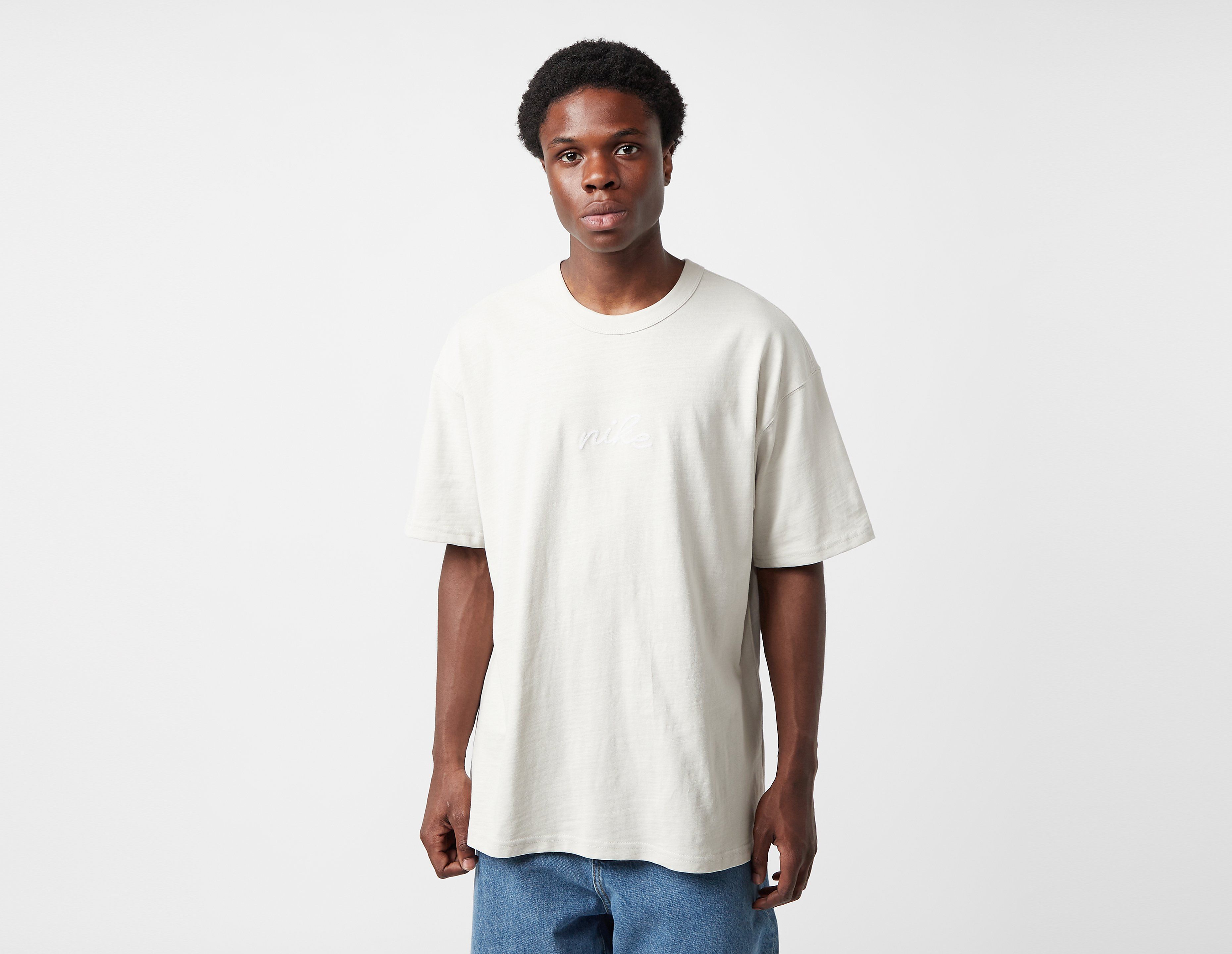 Nike Stitch Script T-Shirt, White