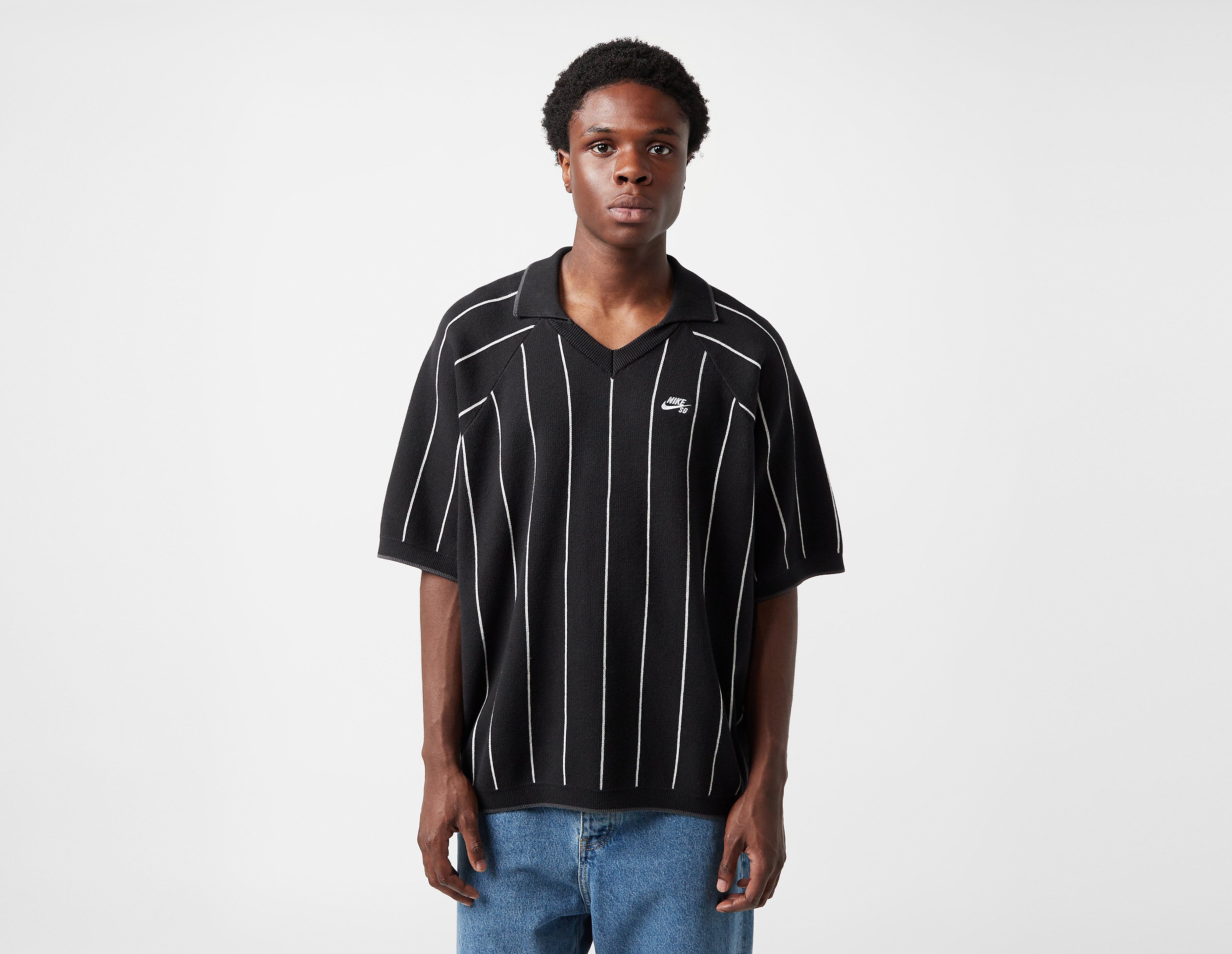Nike SB Stripe Polo, Black