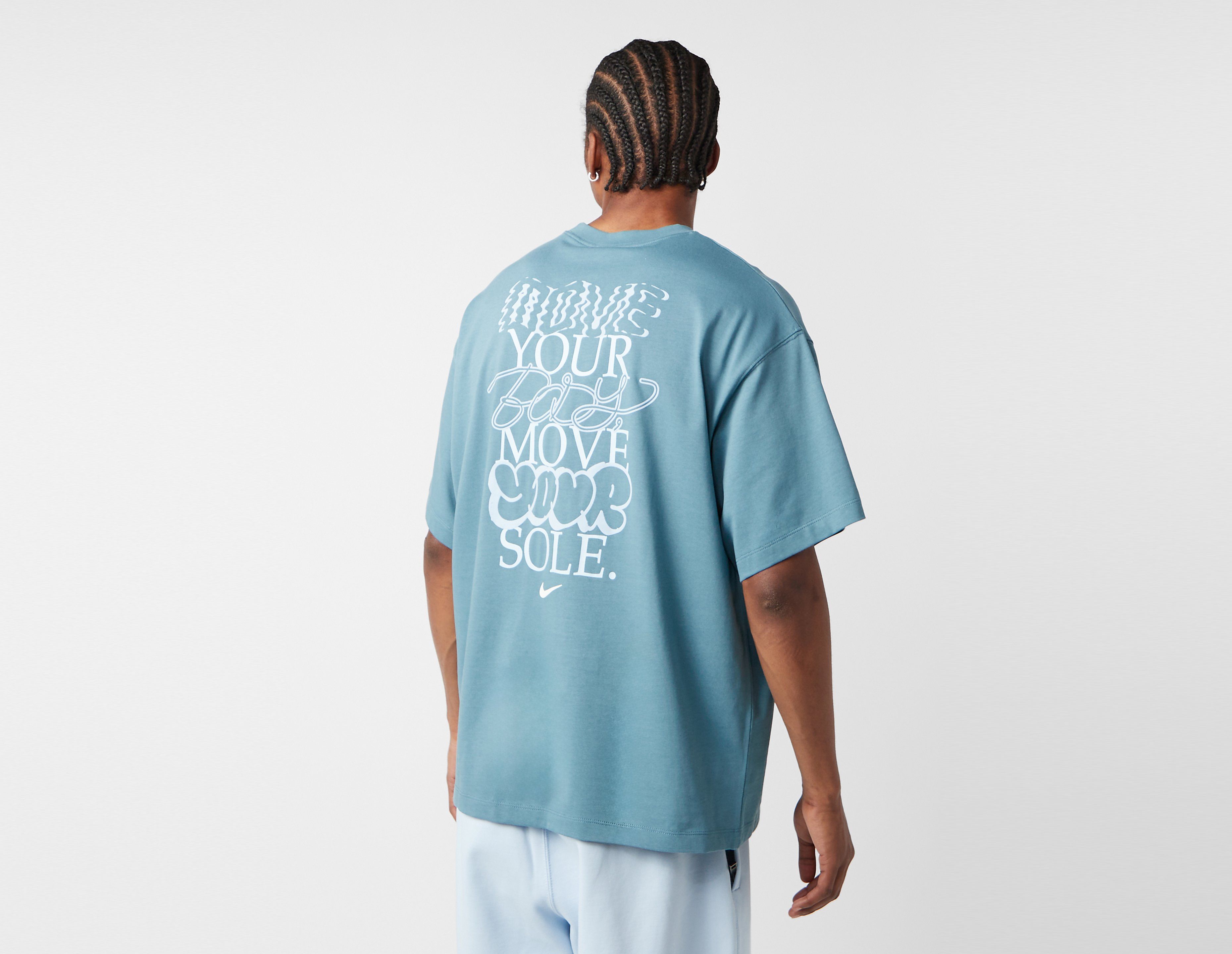 Nike Solo Swoosh Graphic T-Shirt, Blue