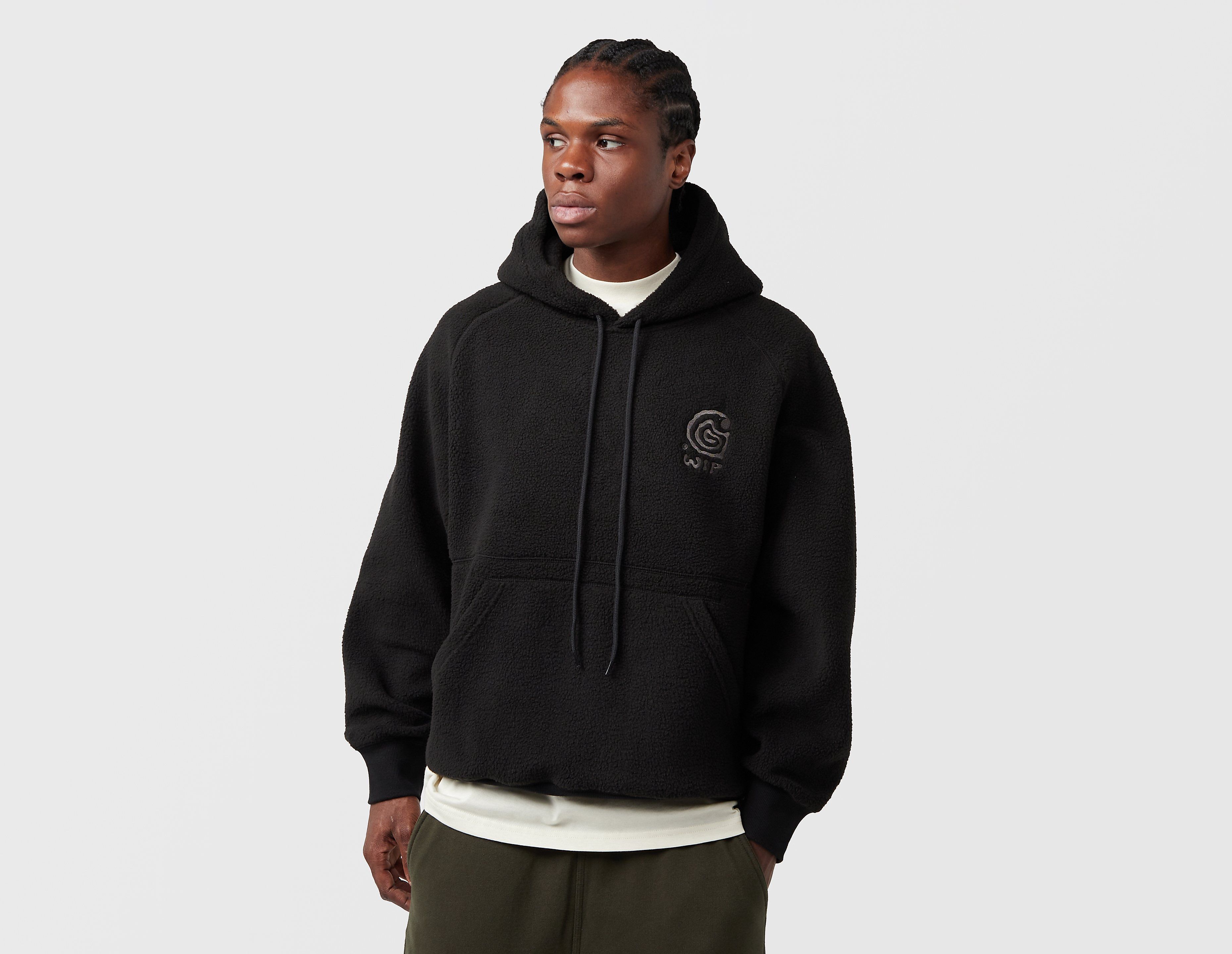 Carhartt WIP Helix Fleece Hoodie, zwart