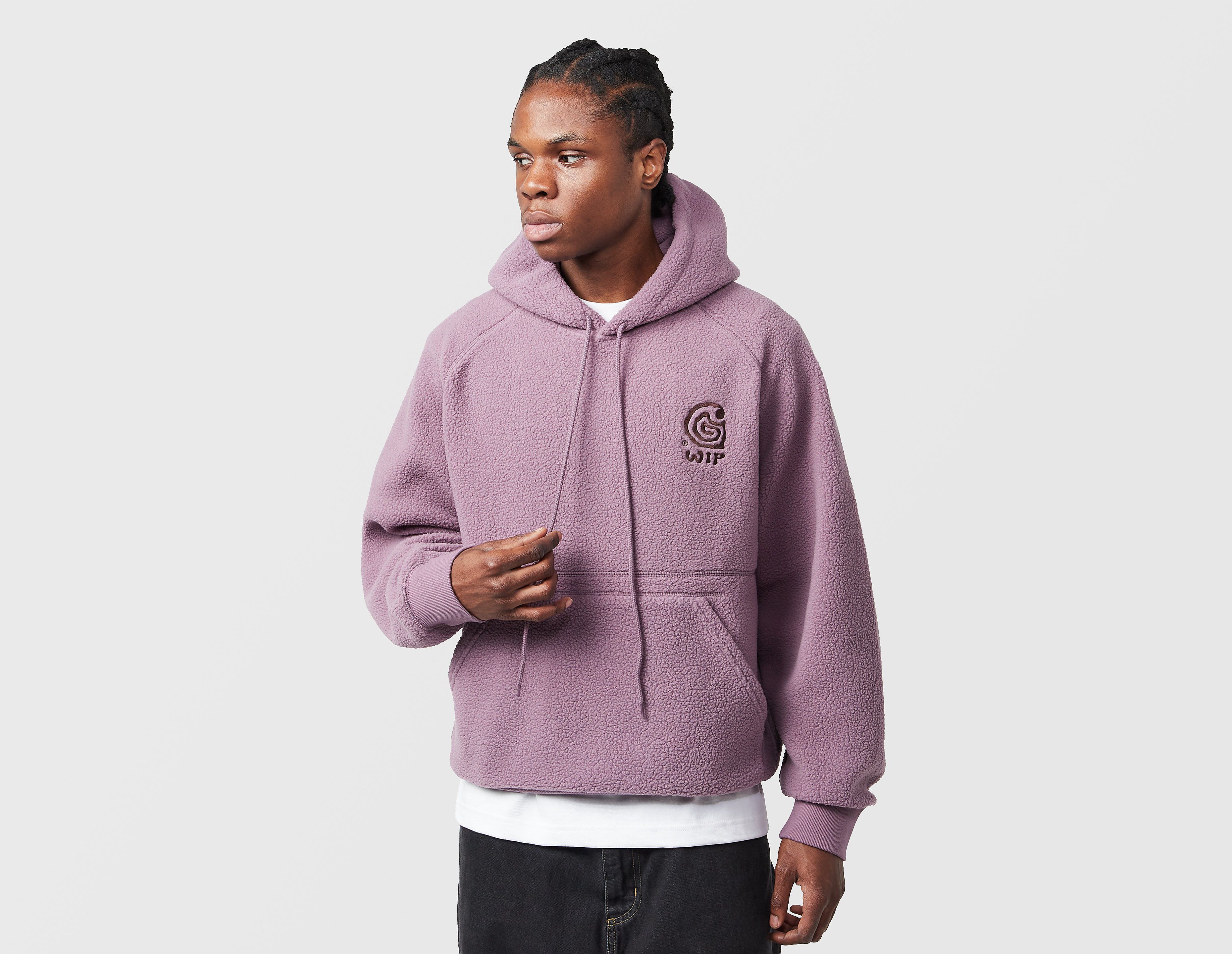 Carhartt WIP Helix Fleece Hoodie, morado