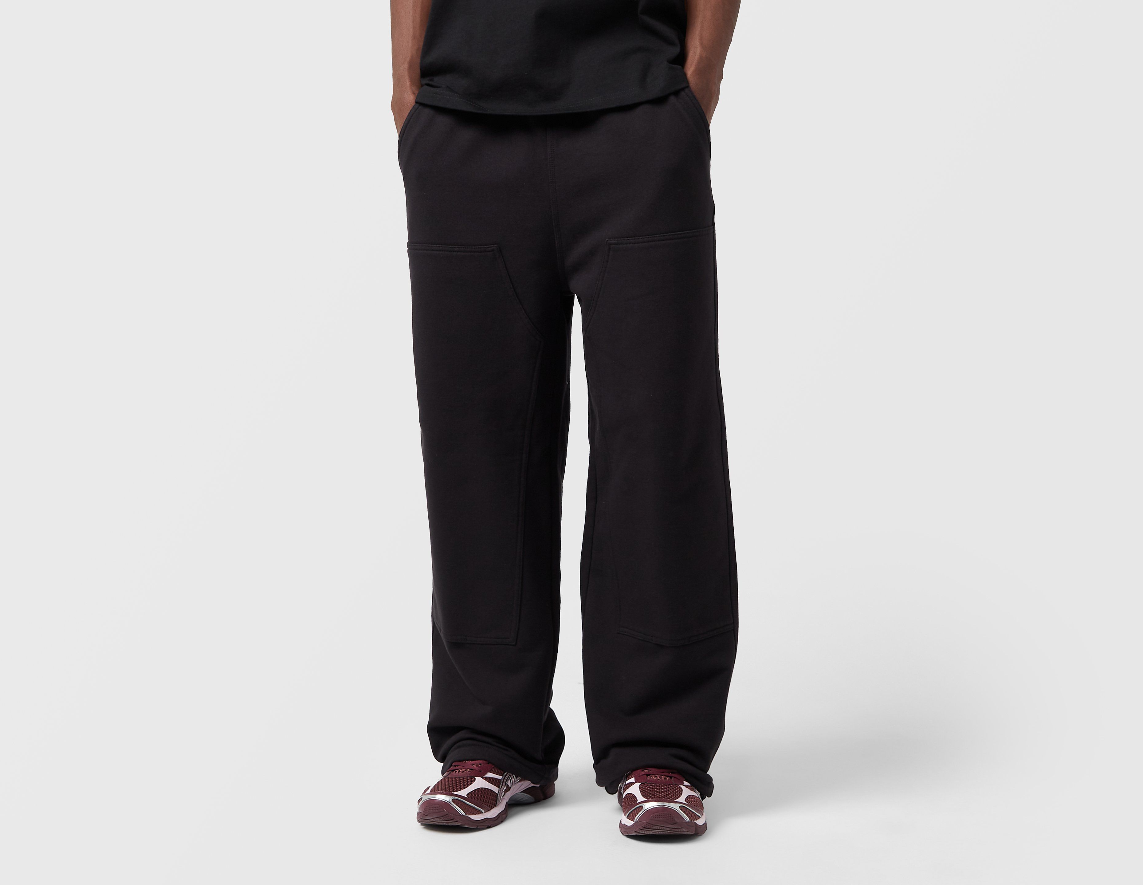 Carhartt WIP Double Knee Sweatpant, zwart