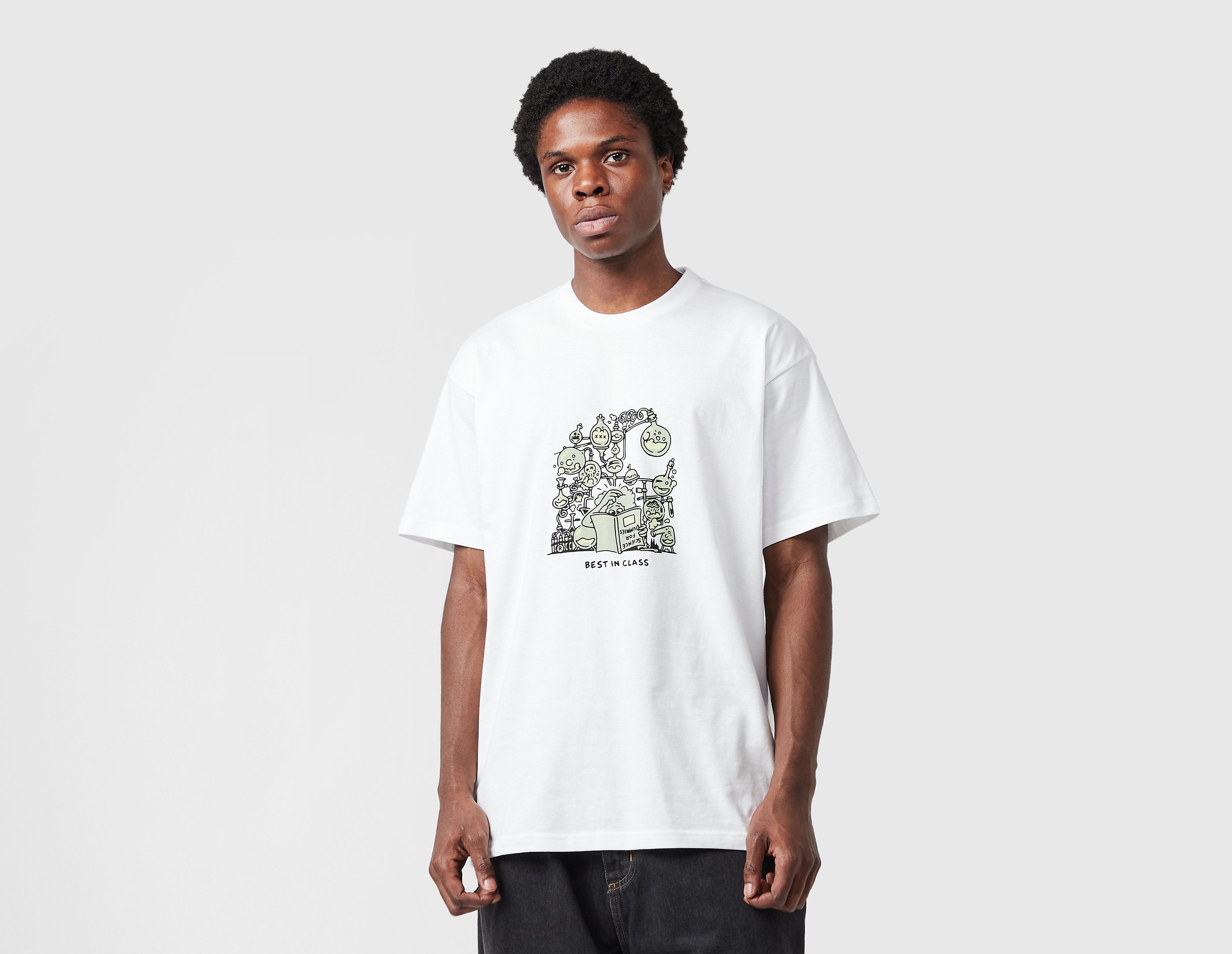 Carhartt WIP Beaker T-Shirt, wit
