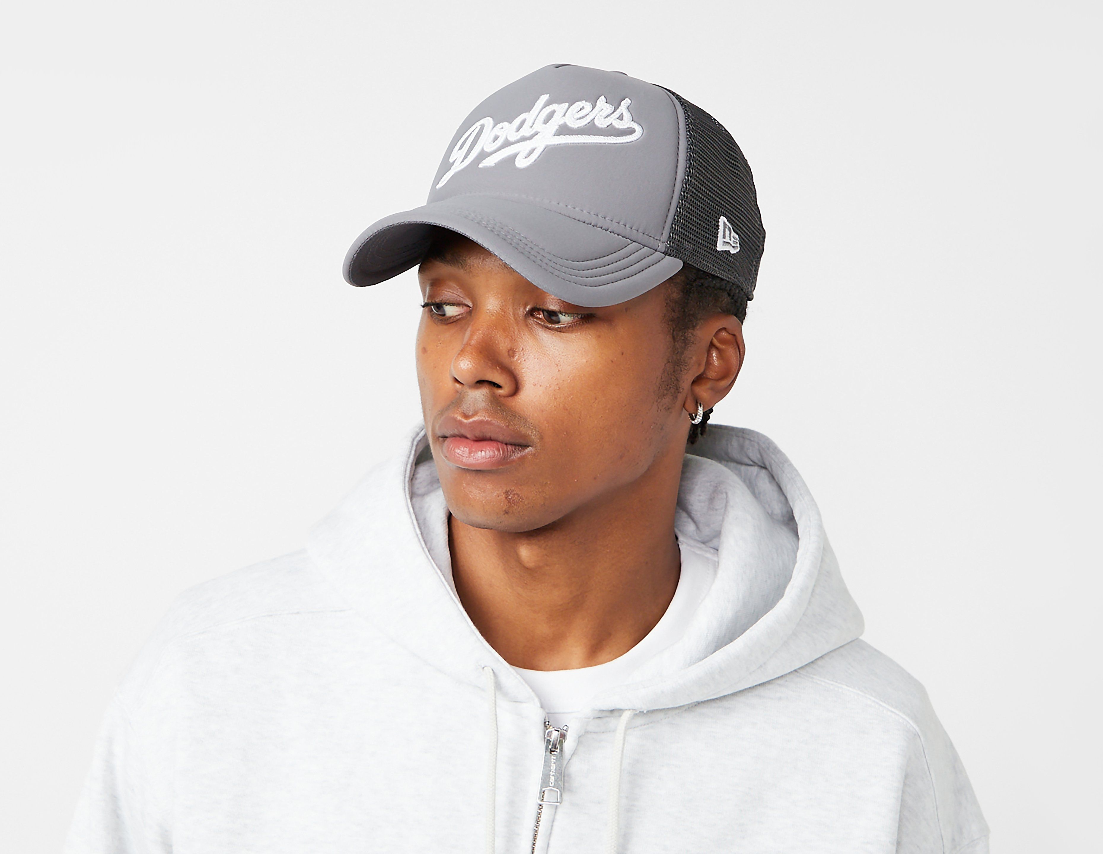 New era LA Dodgers MLB 9FORTY A-Frame Trucker Cap, Grey