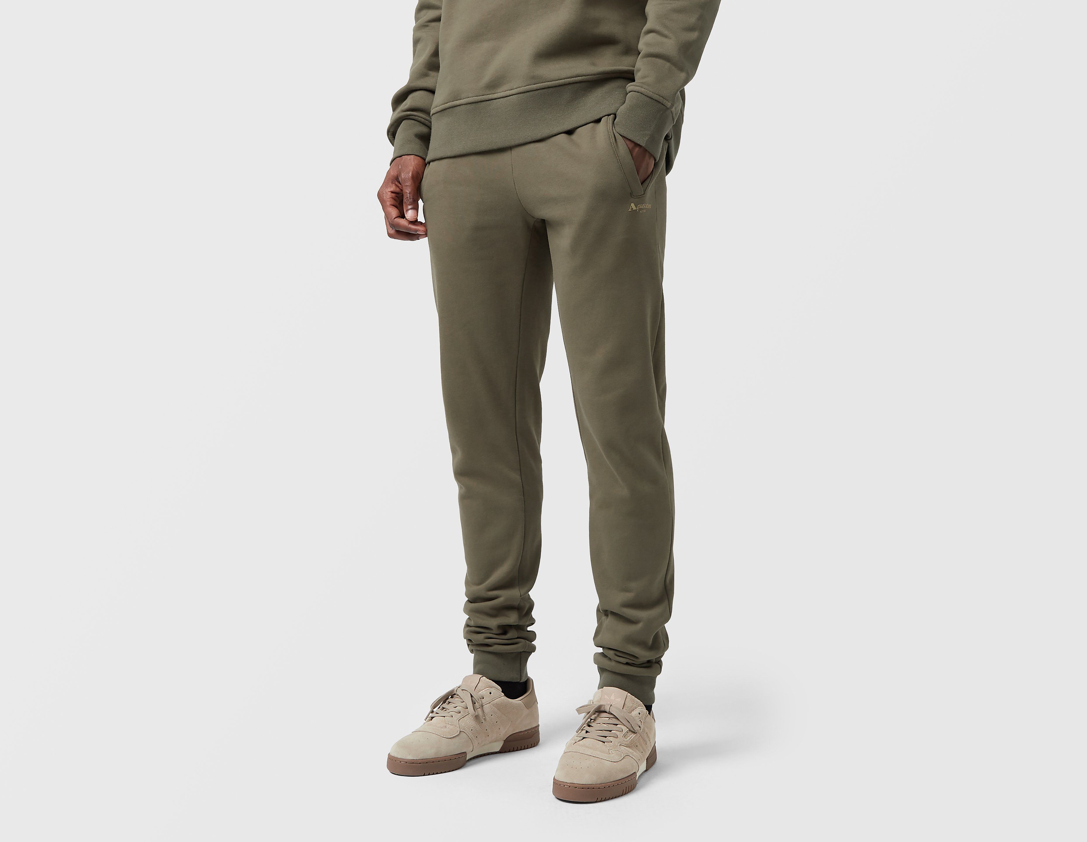 Aquascutum Active Small Logo Track Pants, Olive