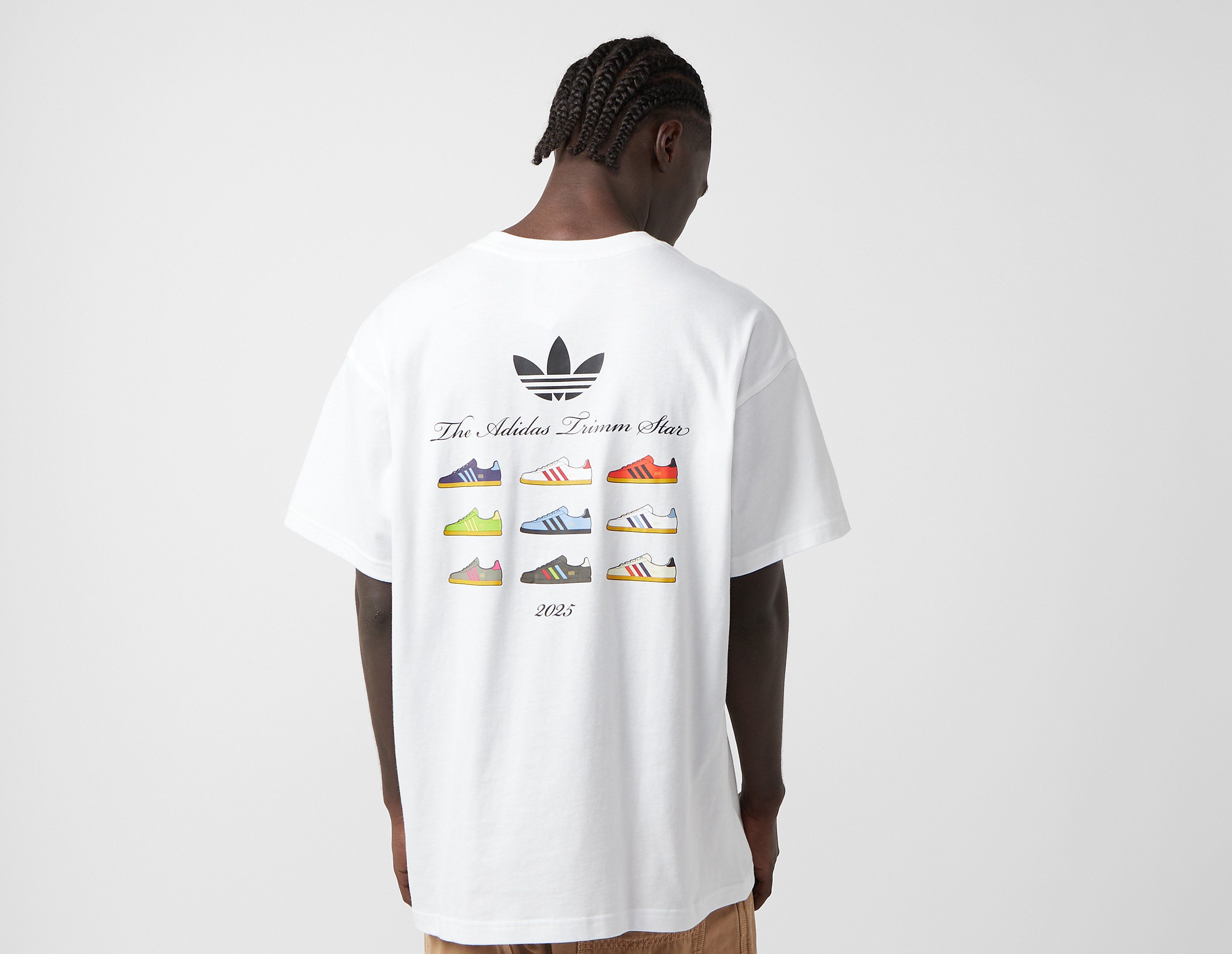 Adidas Originals Trimm Star T-Shirt - size℃ exclusive, White