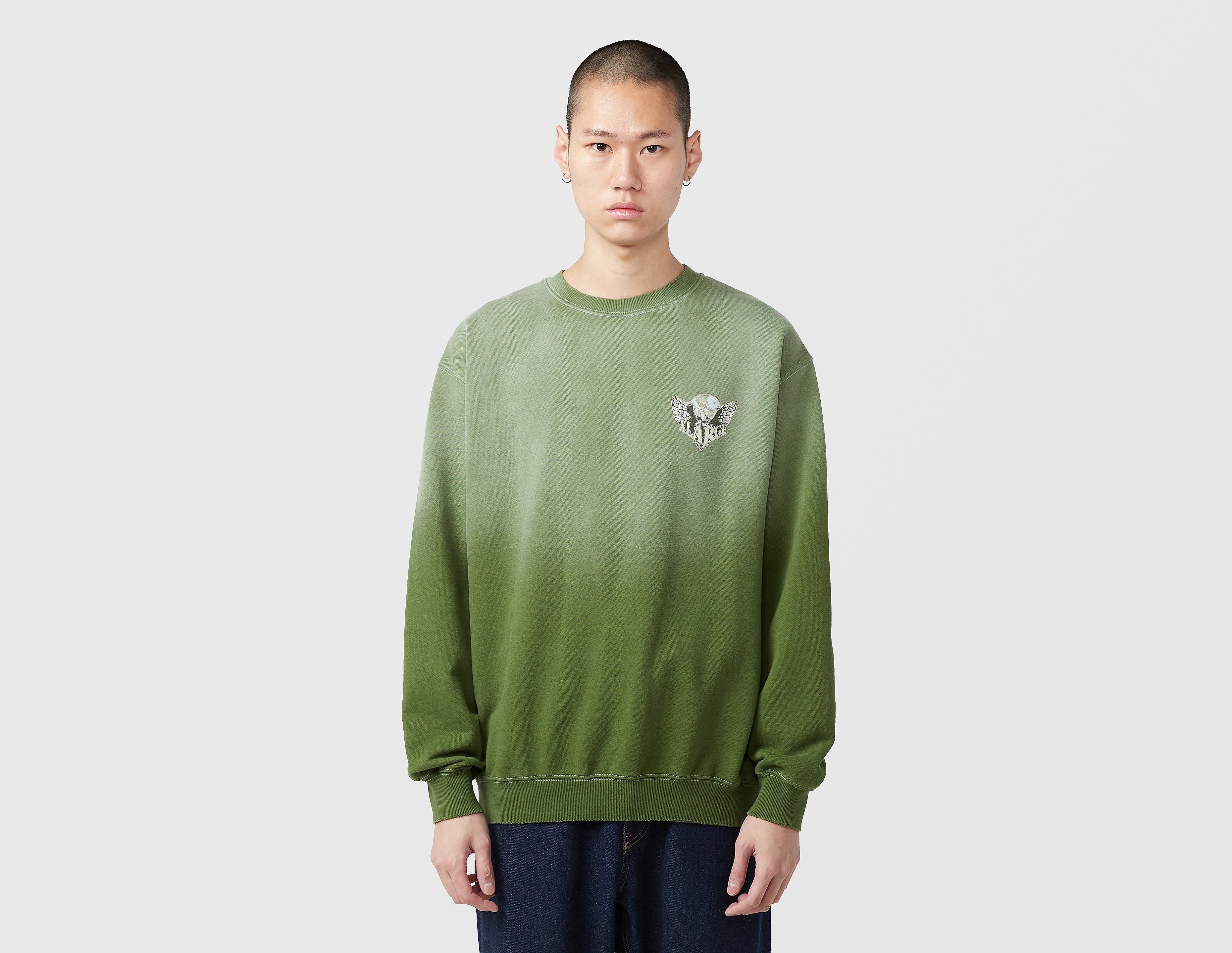 XLARGE Eagle Wings Sweatshirt, verde