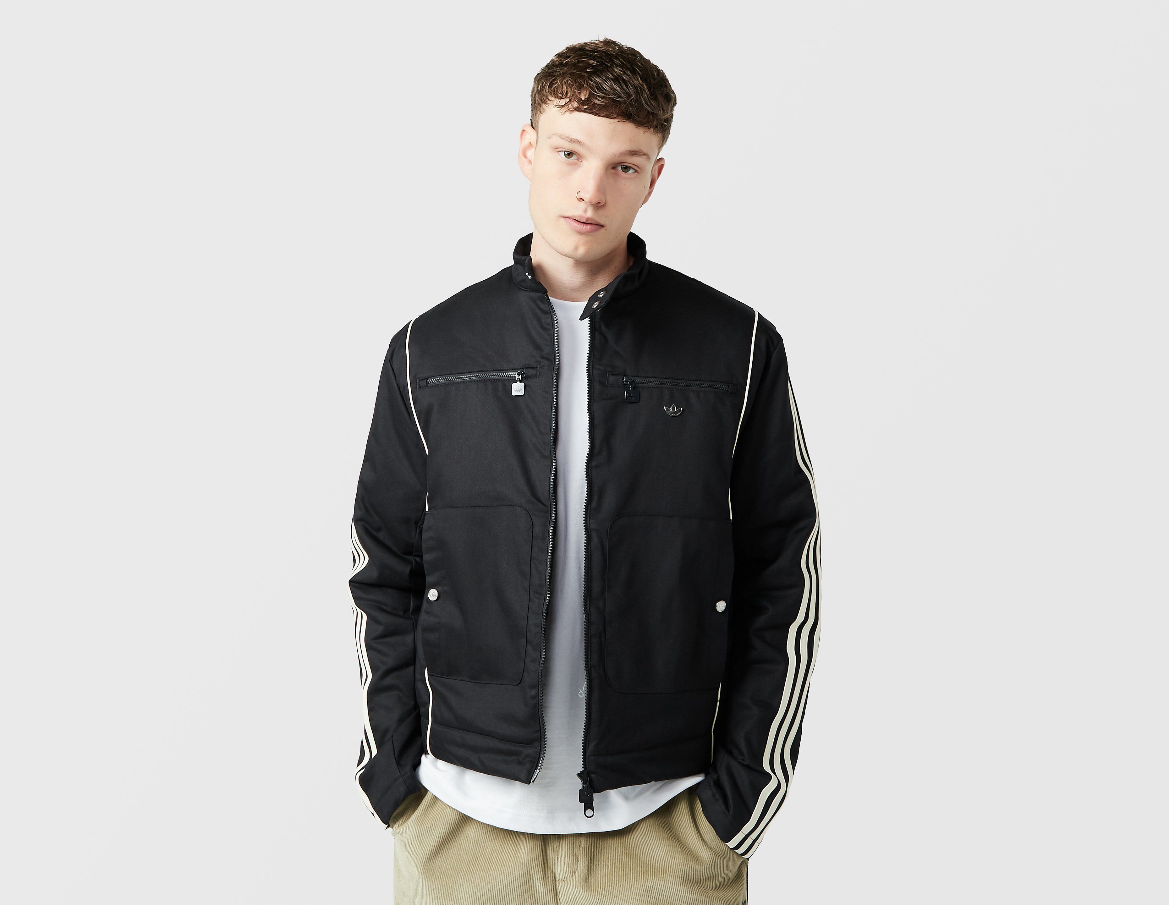 Adidas Originals Premium Waxed Jacket, zwart
