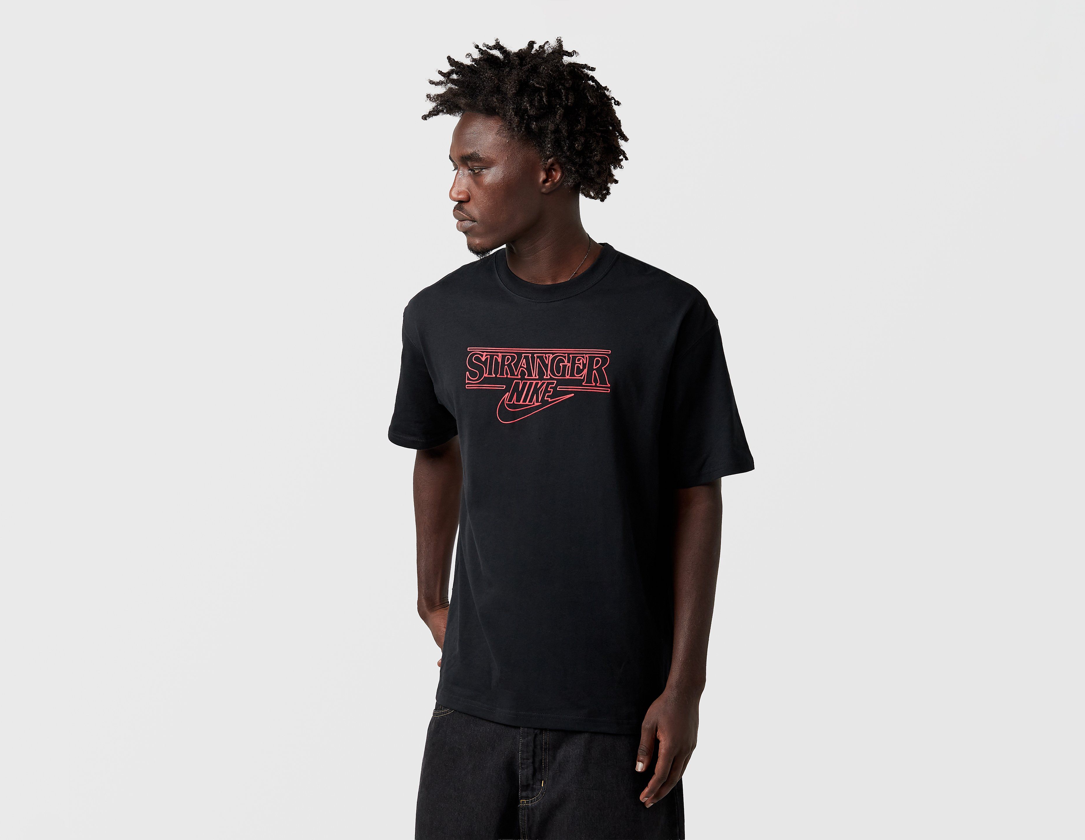 Nike x Stranger Things Swoosh T-Shirt, nero