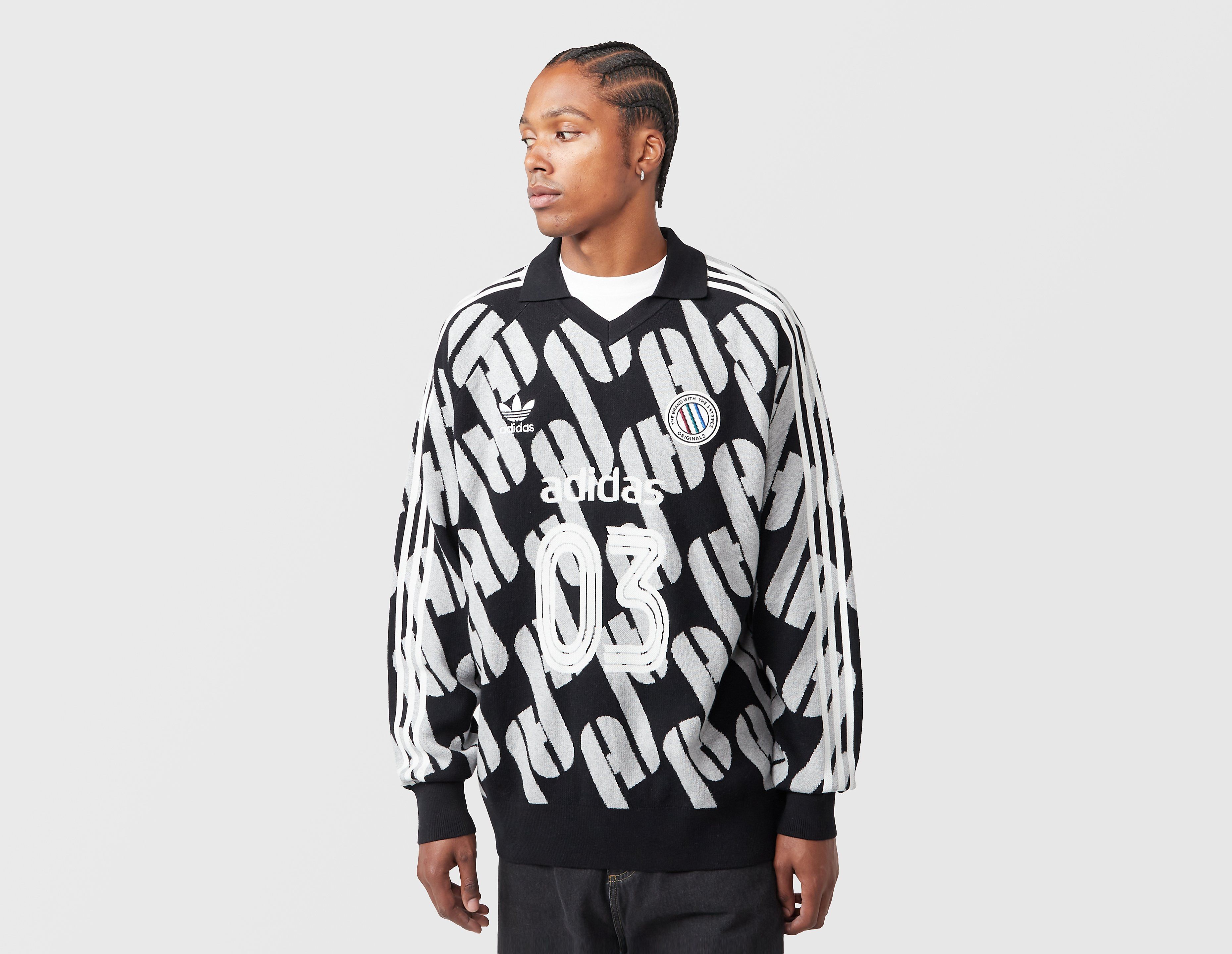 Adidas Originals Adicolor Blokecore Knit Polo, zwart