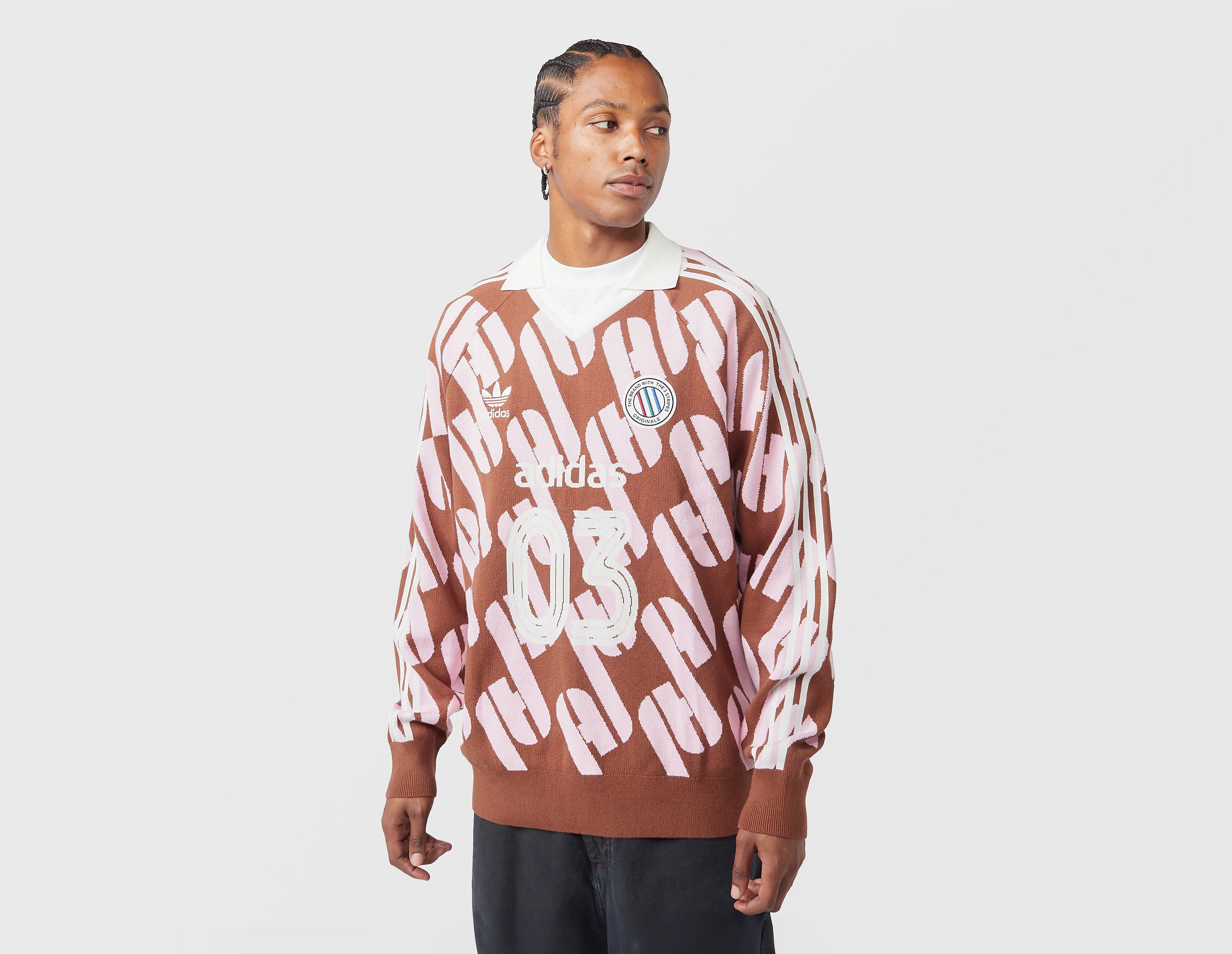 Adidas Originals Adicolor Blokecore Knit Polo, bruin