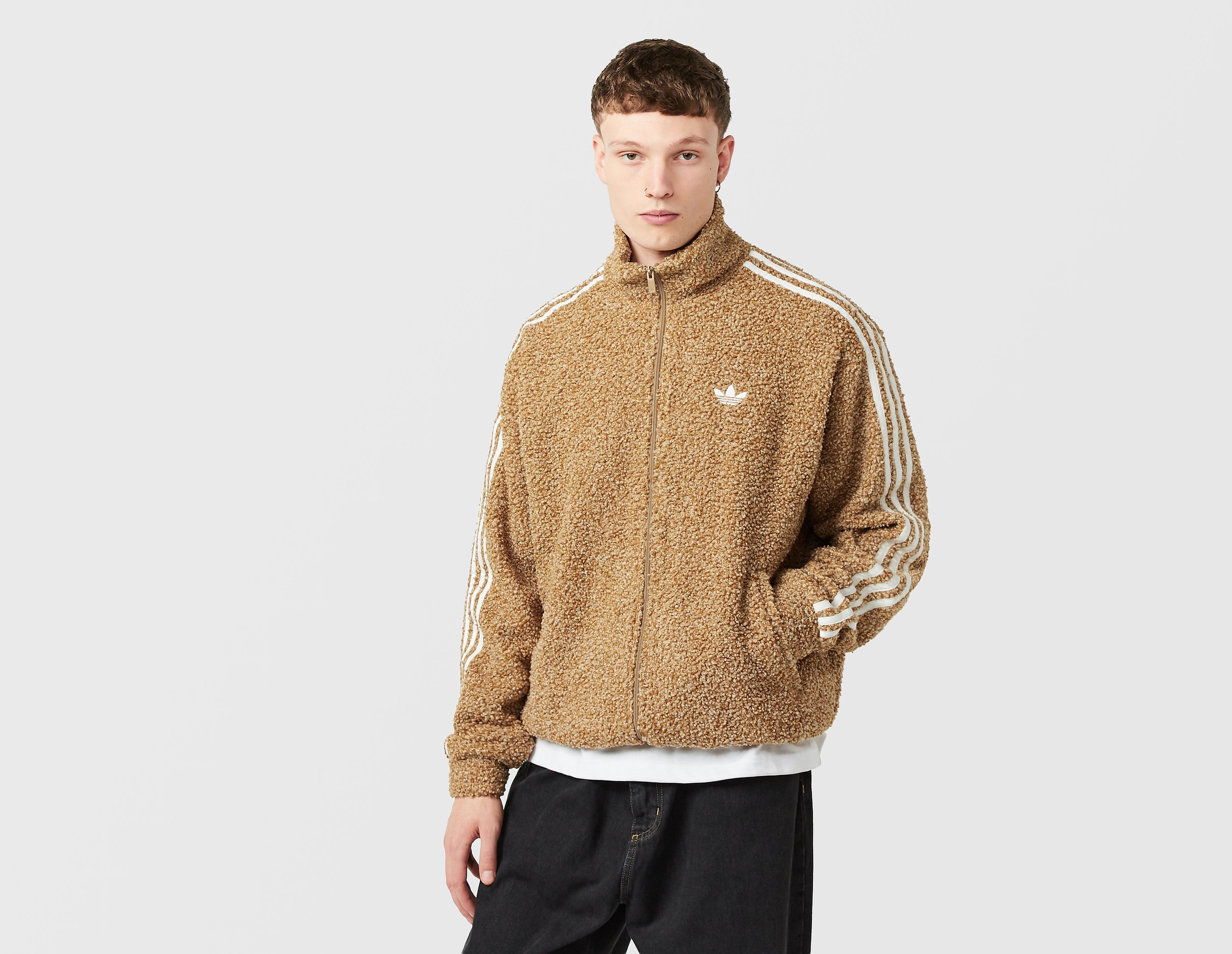 adidas Originals Boucle Firebird Track Top, marrón