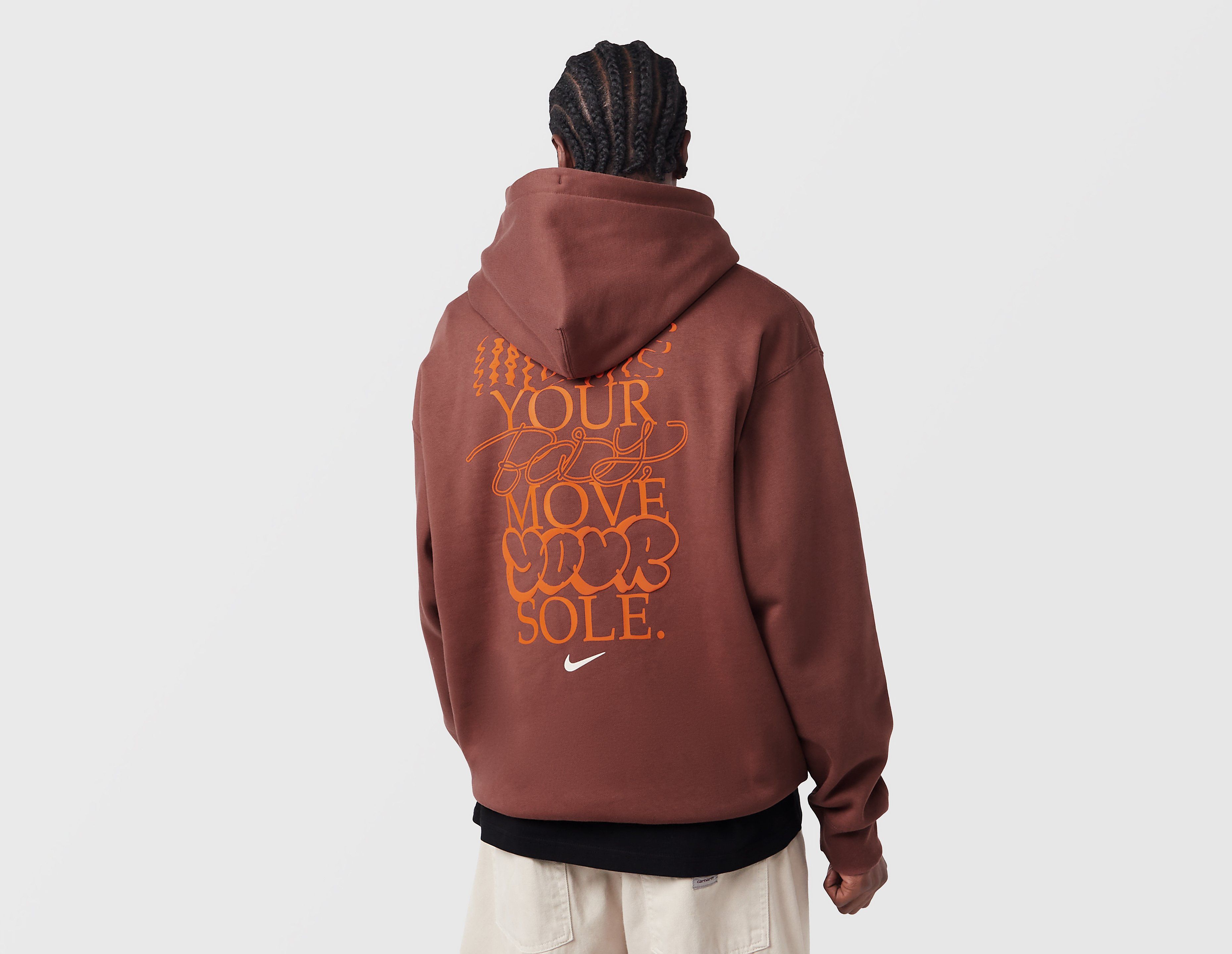 Nike Solo Swoosh Graphic Hoodie, rood