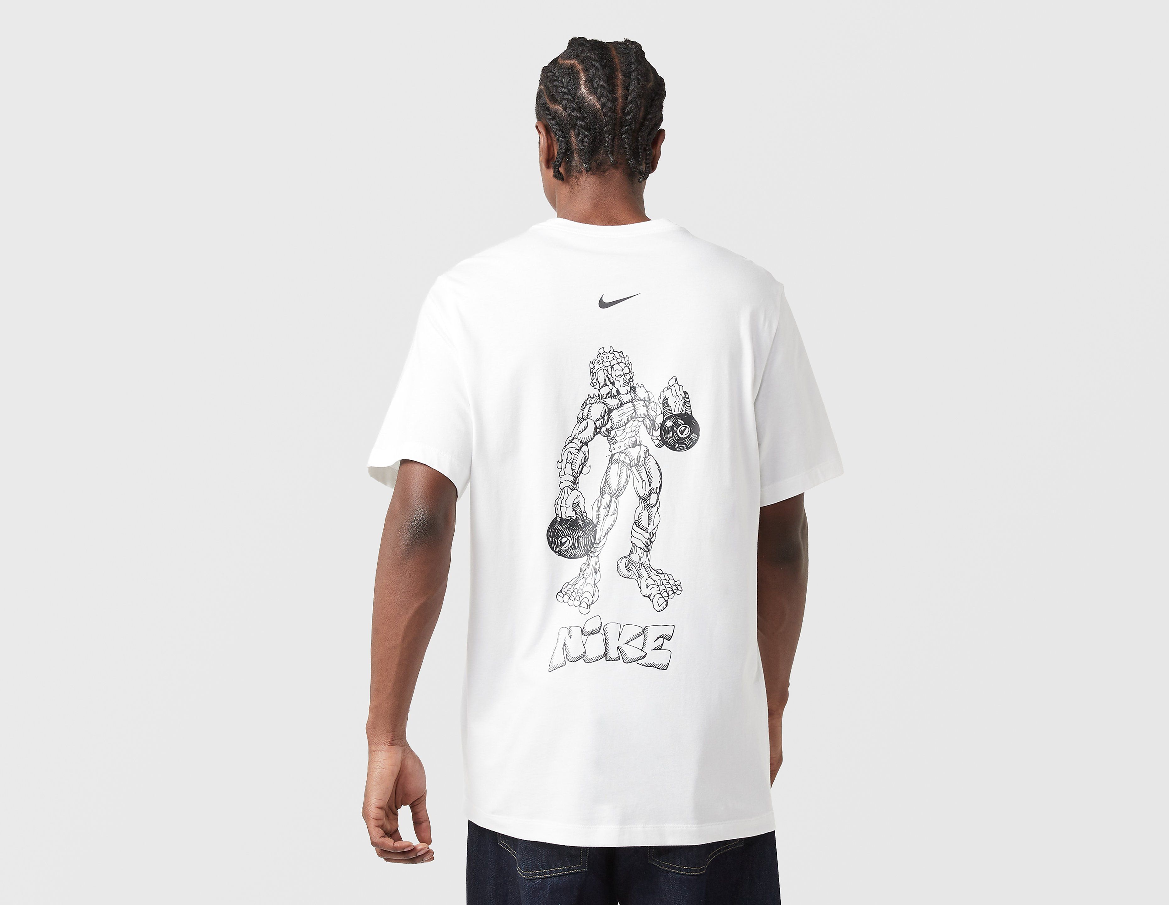Nike Fitness Graphic T-Shirt, bianco