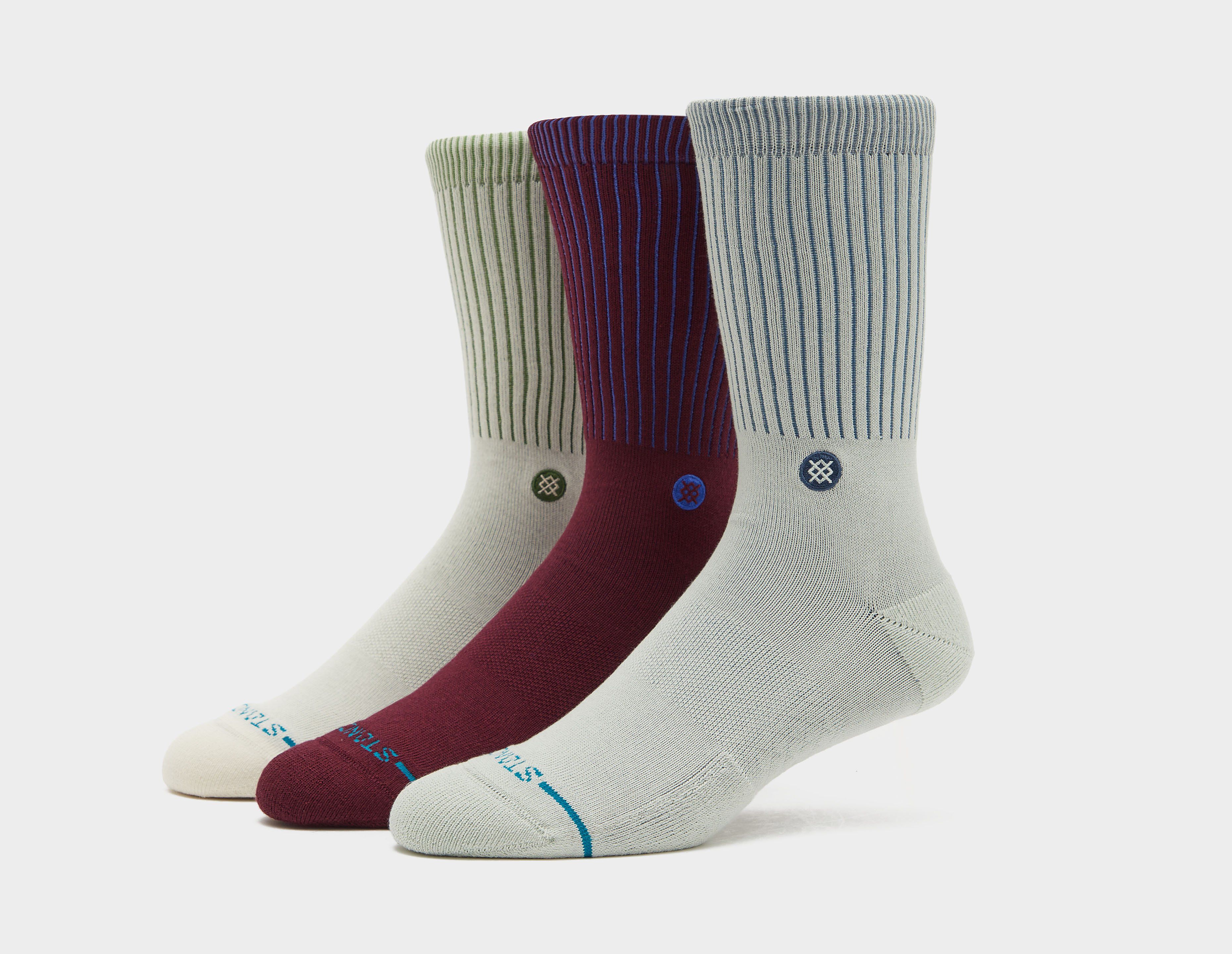 Stance Icon Crew Socks (3-Pack), meerkleurig