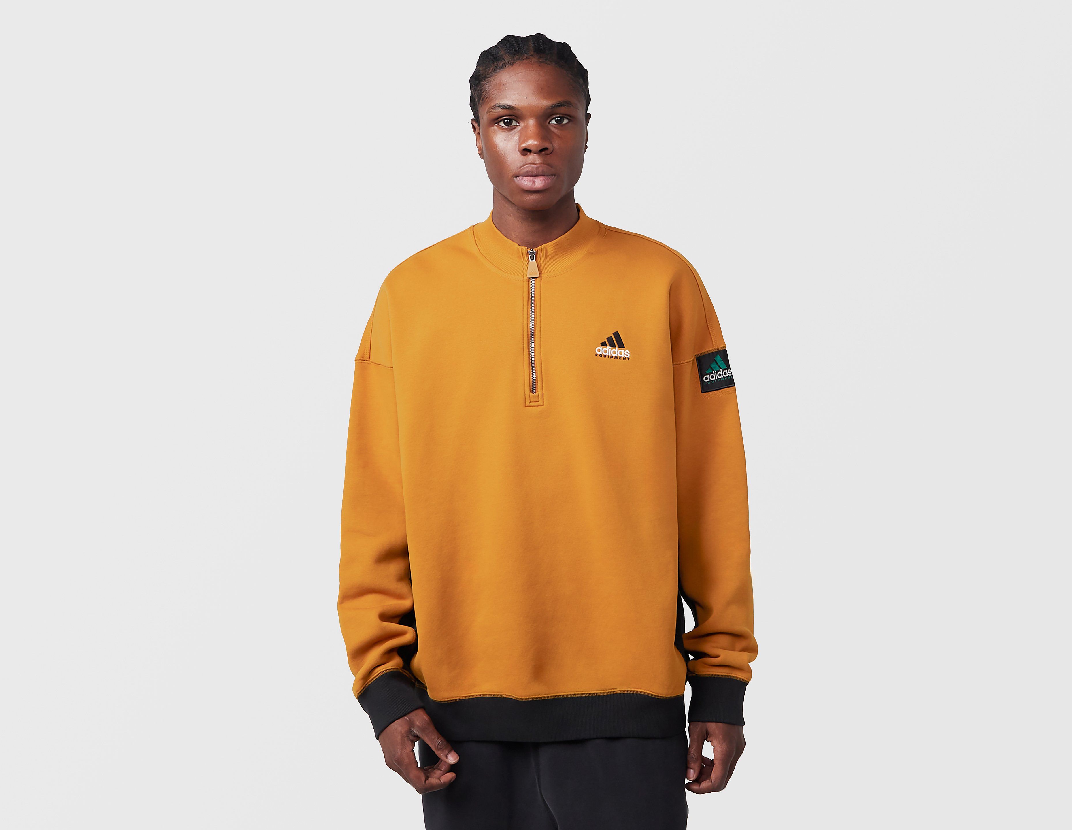 Adidas Originals EQT Blocked 1/2 Zip Sweatshirt, oranje