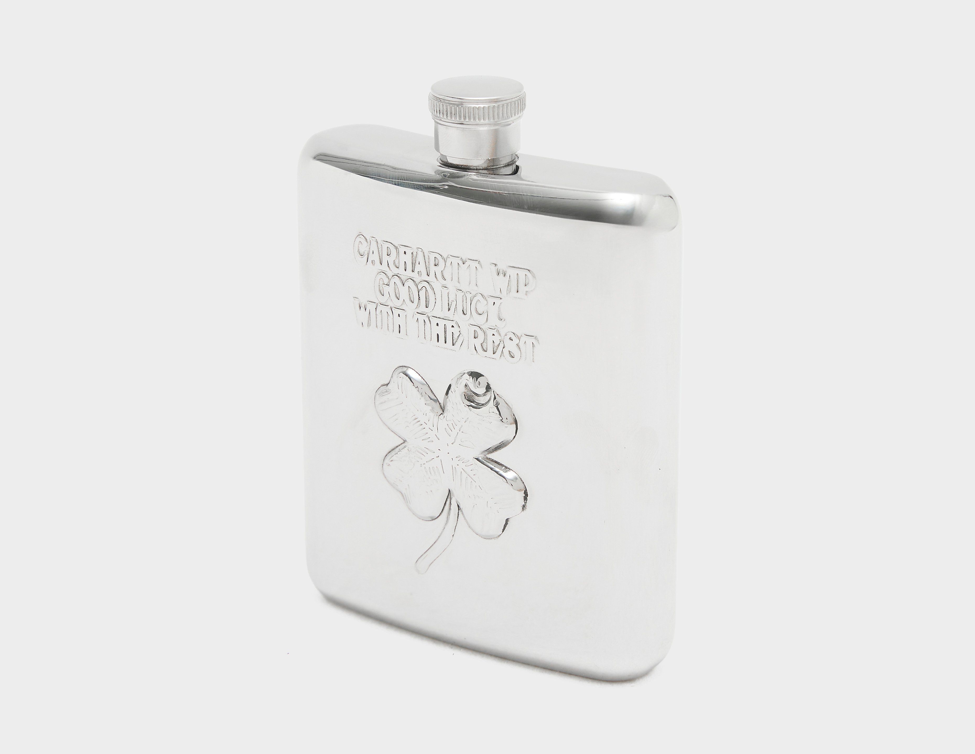 Carhartt WIP Clover Flask, plateado