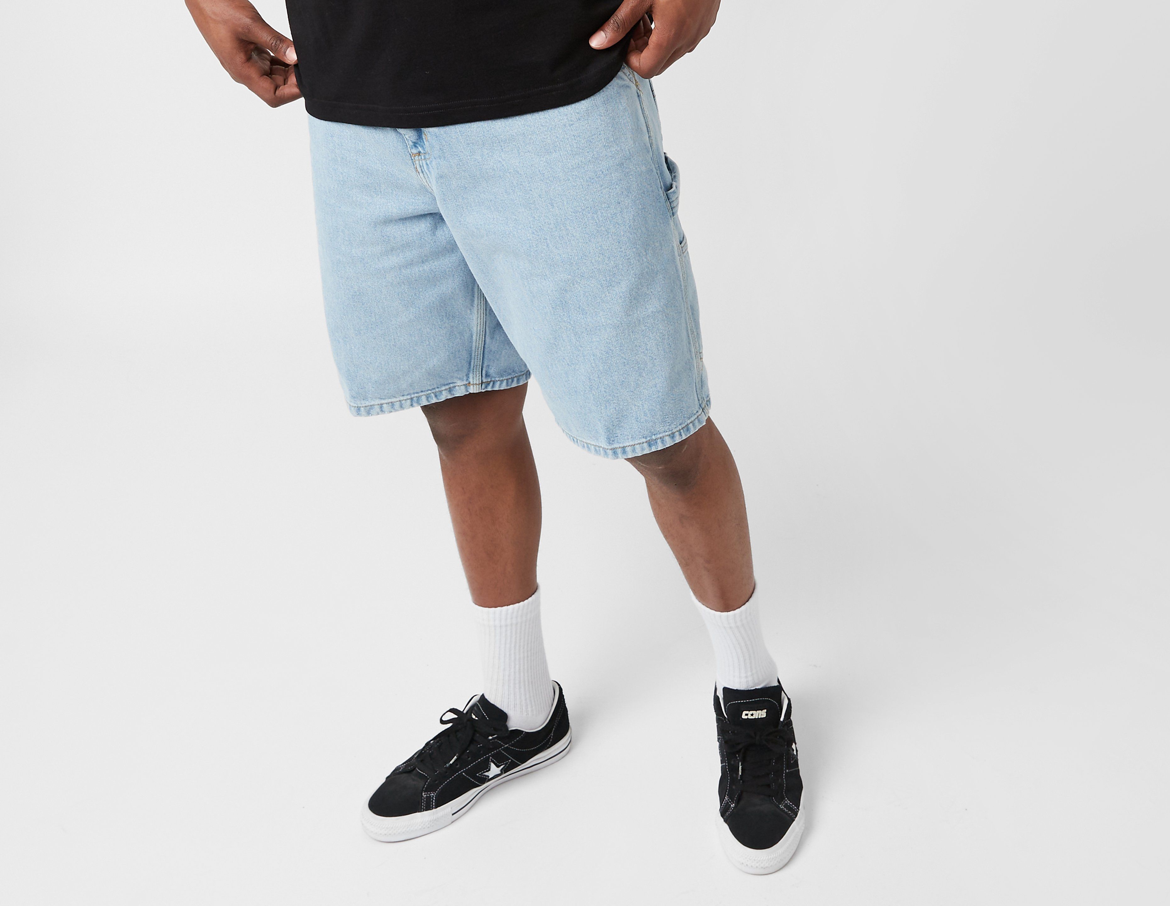 Carhartt WIP Single Knee Shorts, Blue