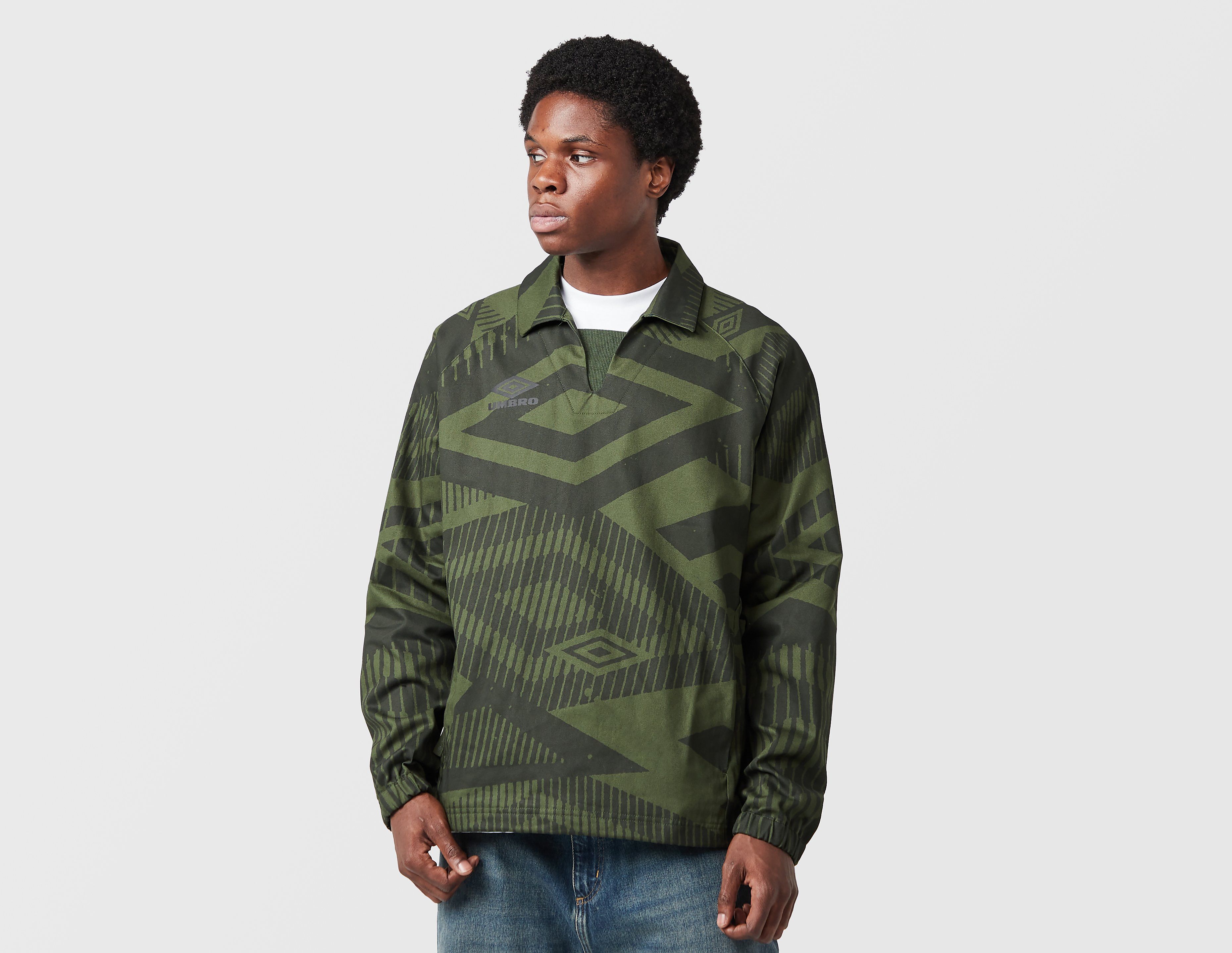 Umbro Printed Drill Top, groen