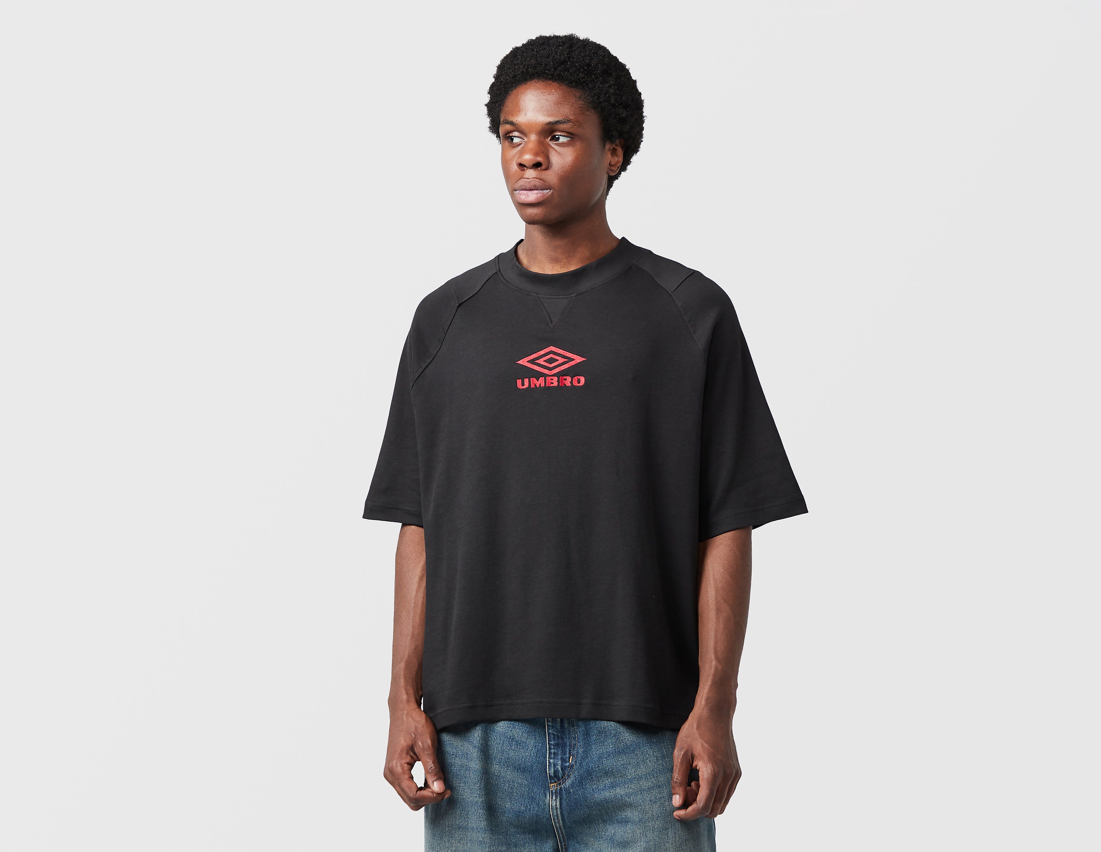 Umbro Iconic Boxy T-Shirt, zwart