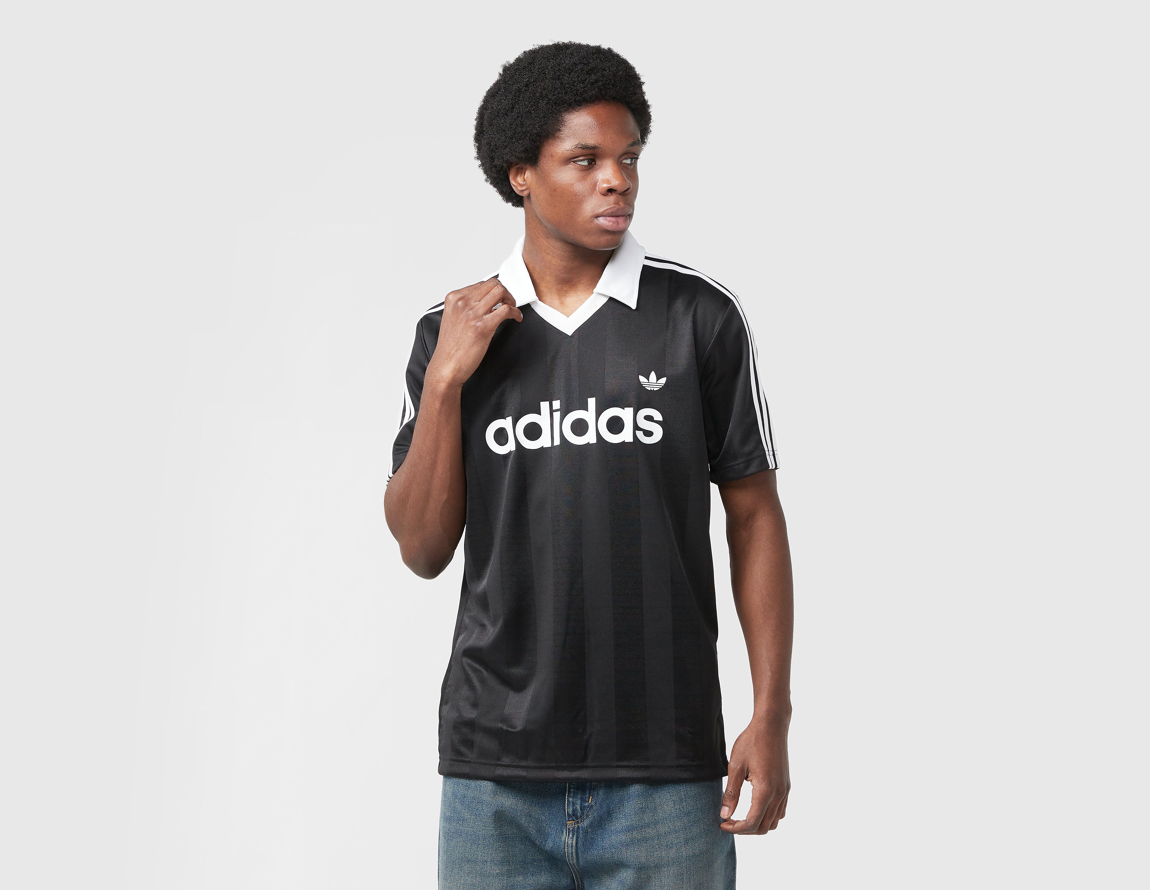 adidas Originals Archive Collar Jersey, nero