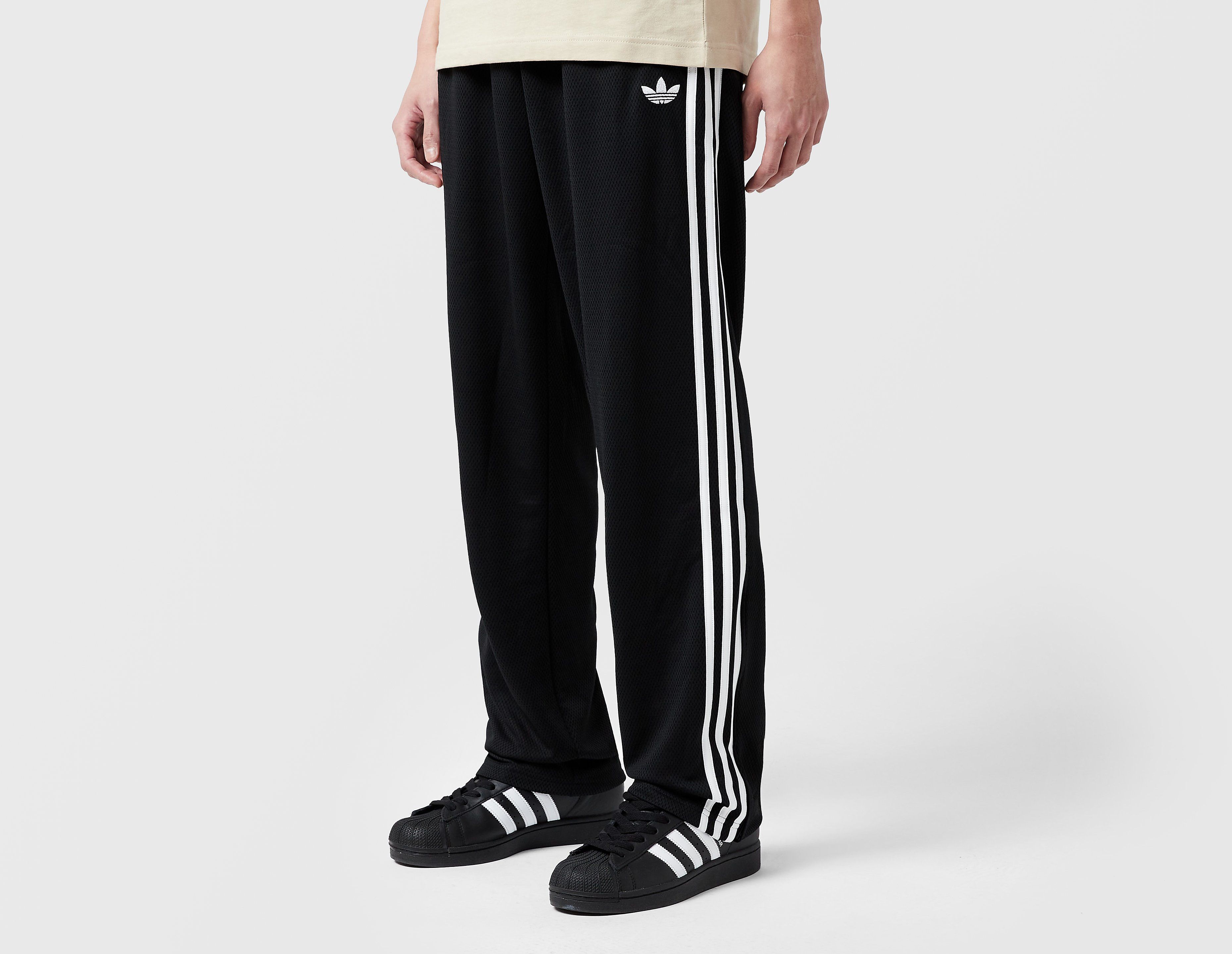 adidas Originals Adicolor Firebird Mesh Track Pants, nero