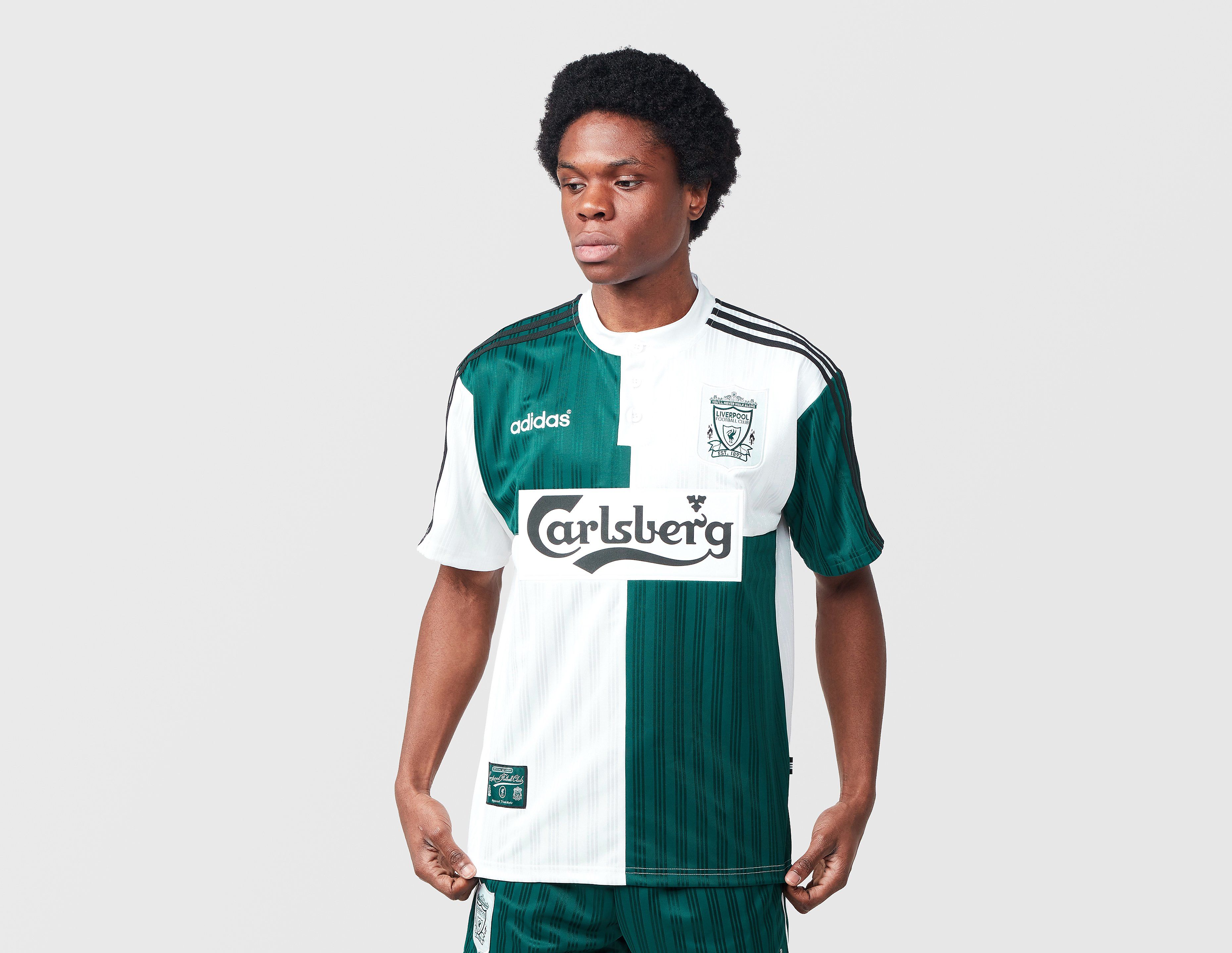 adidas x Liverpool FC 95/96 Away Jersey, verde