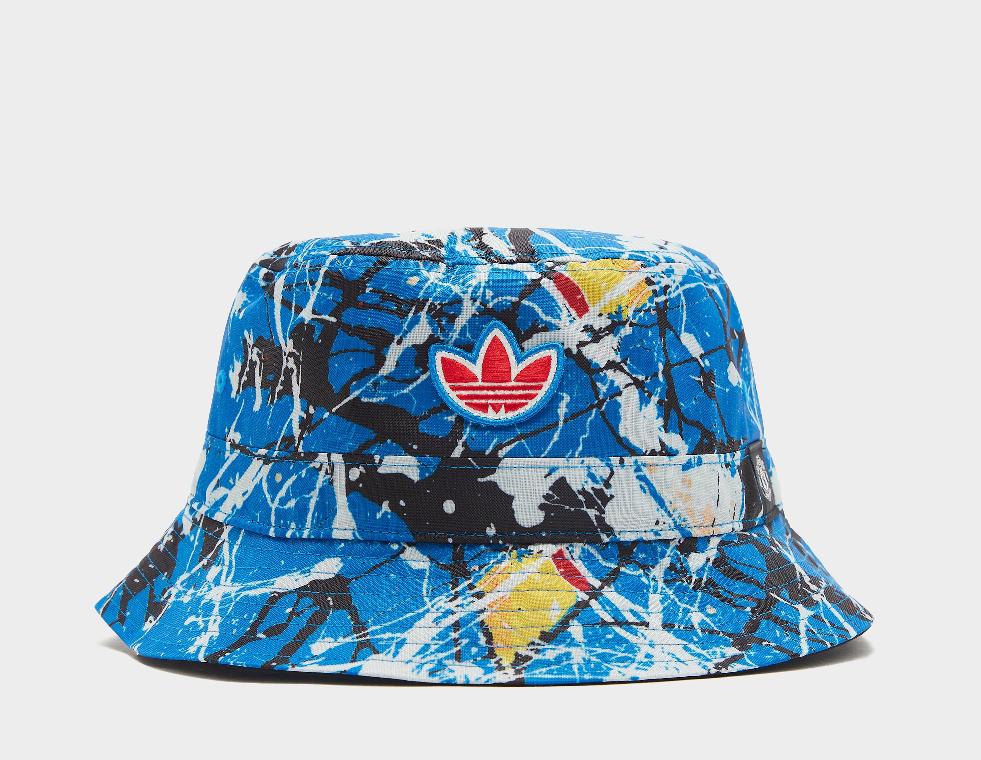 adidas Originals x MUFC x The Stone Roses Bucket Hat, azul