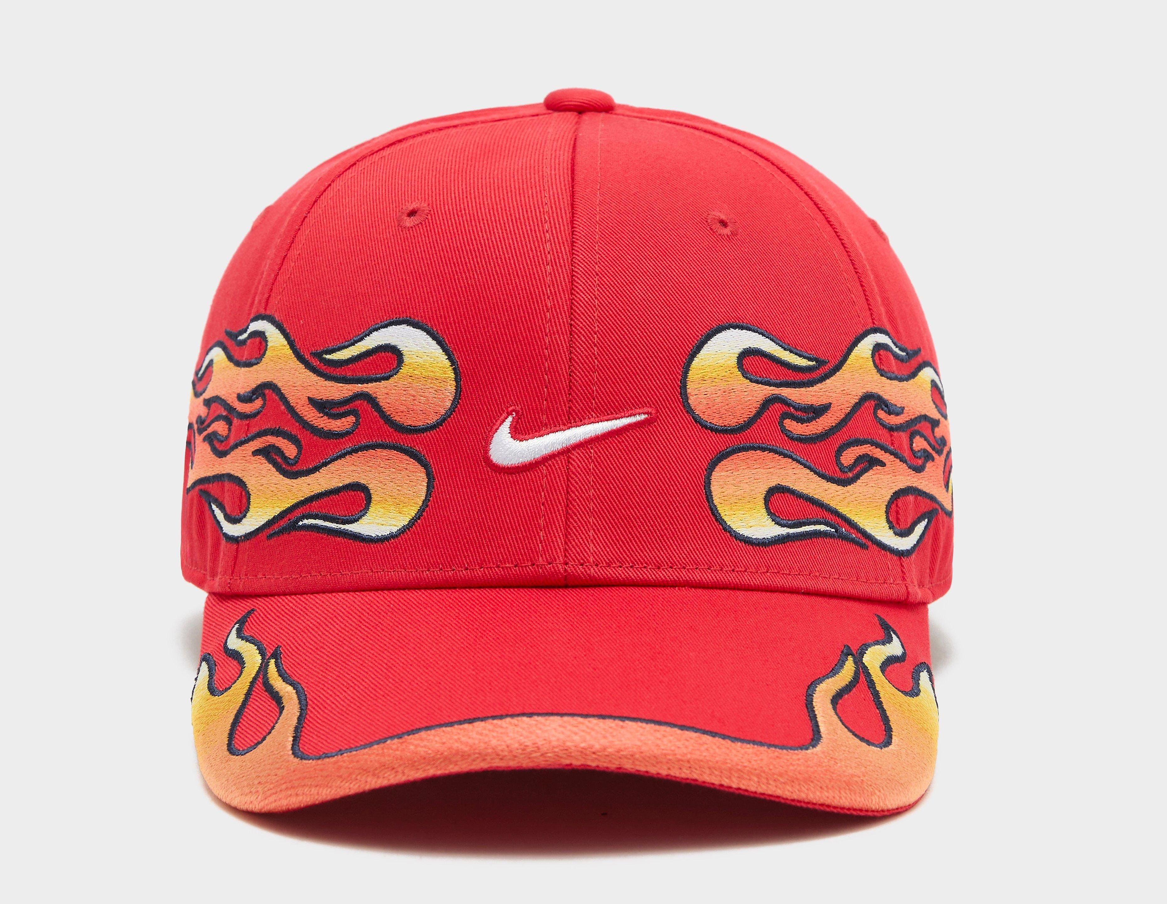 Nike Club Structured OG Flame Cap, rojo