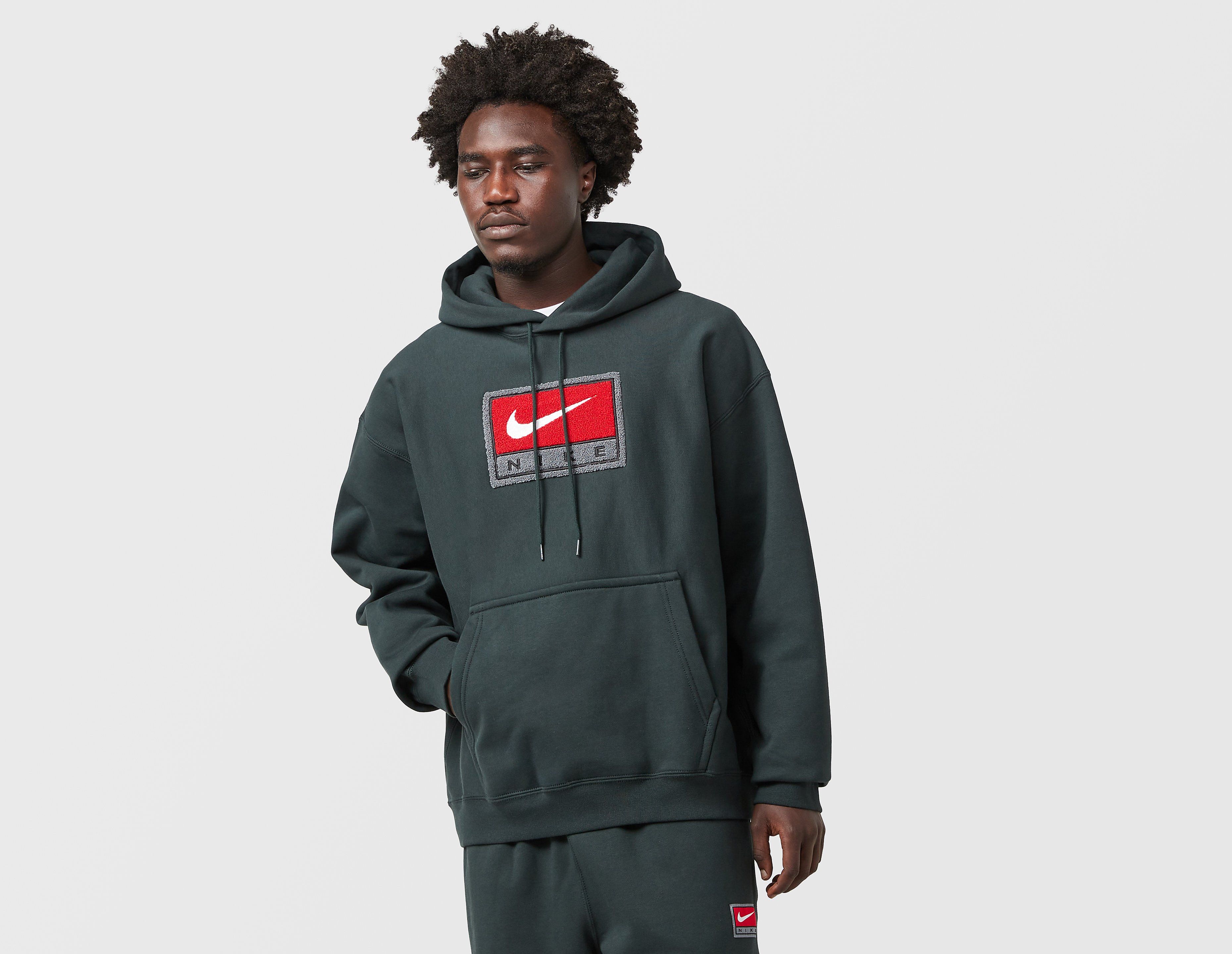 Nike Chenille Logo Solo Swoosh Hoodie, verde
