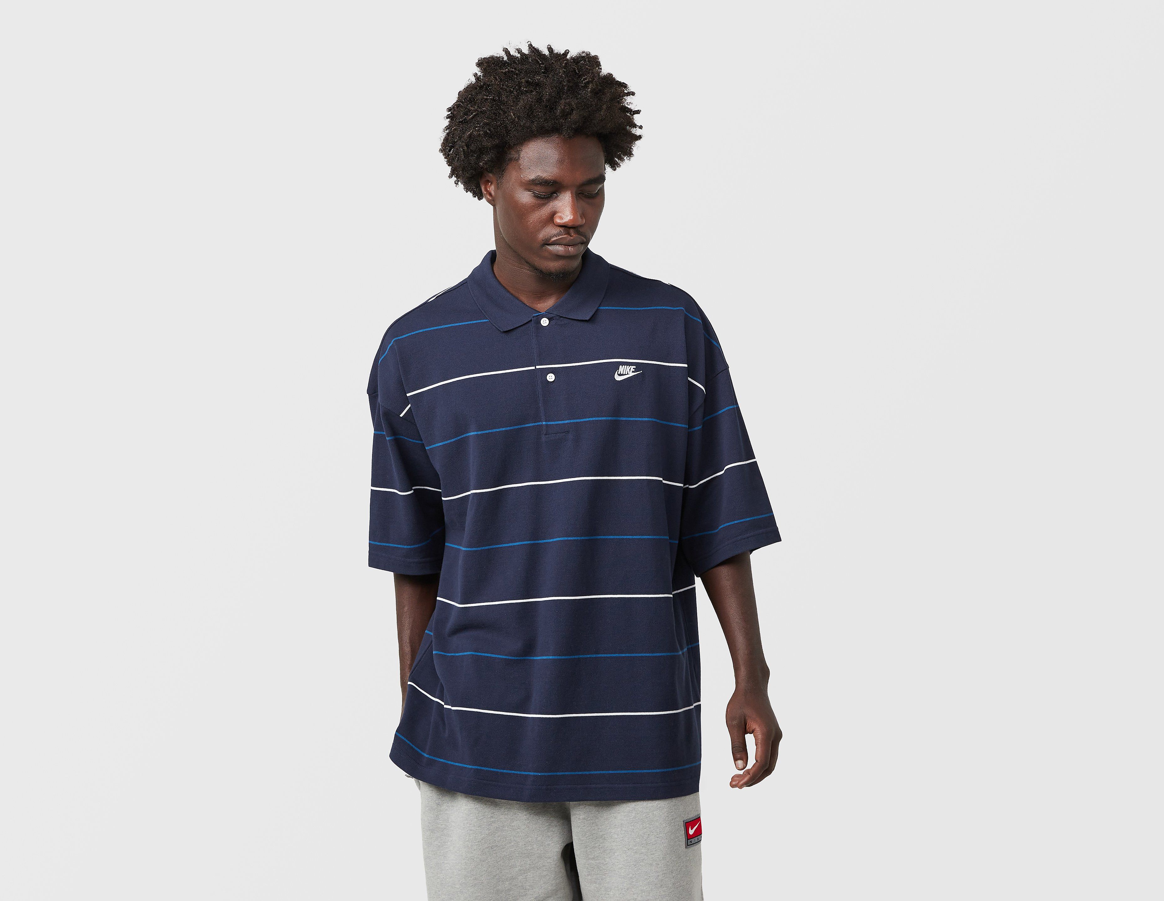 Nike Club Oversized Polo Shirt, azul