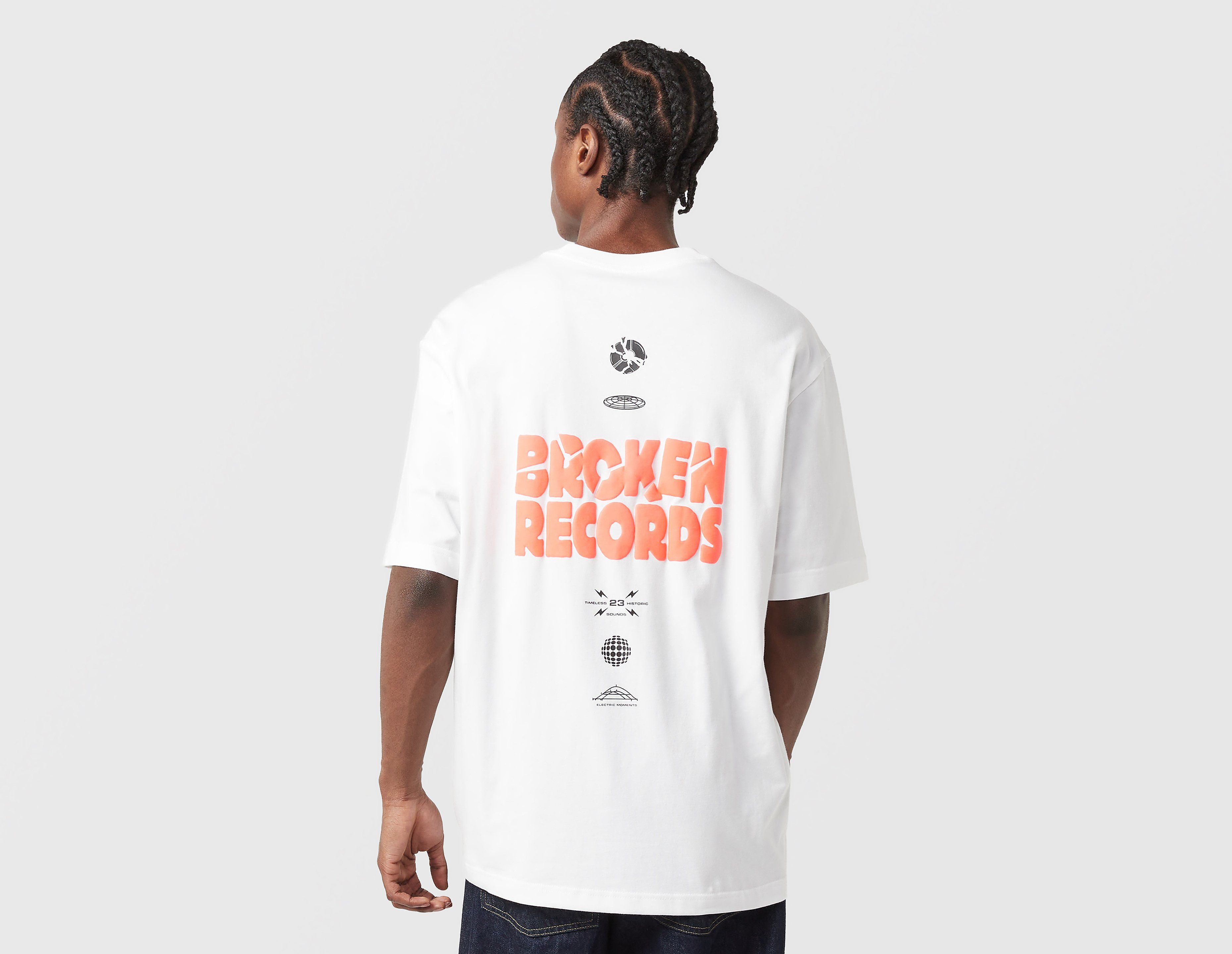 Jordan Broken Records T-Shirt, blanco