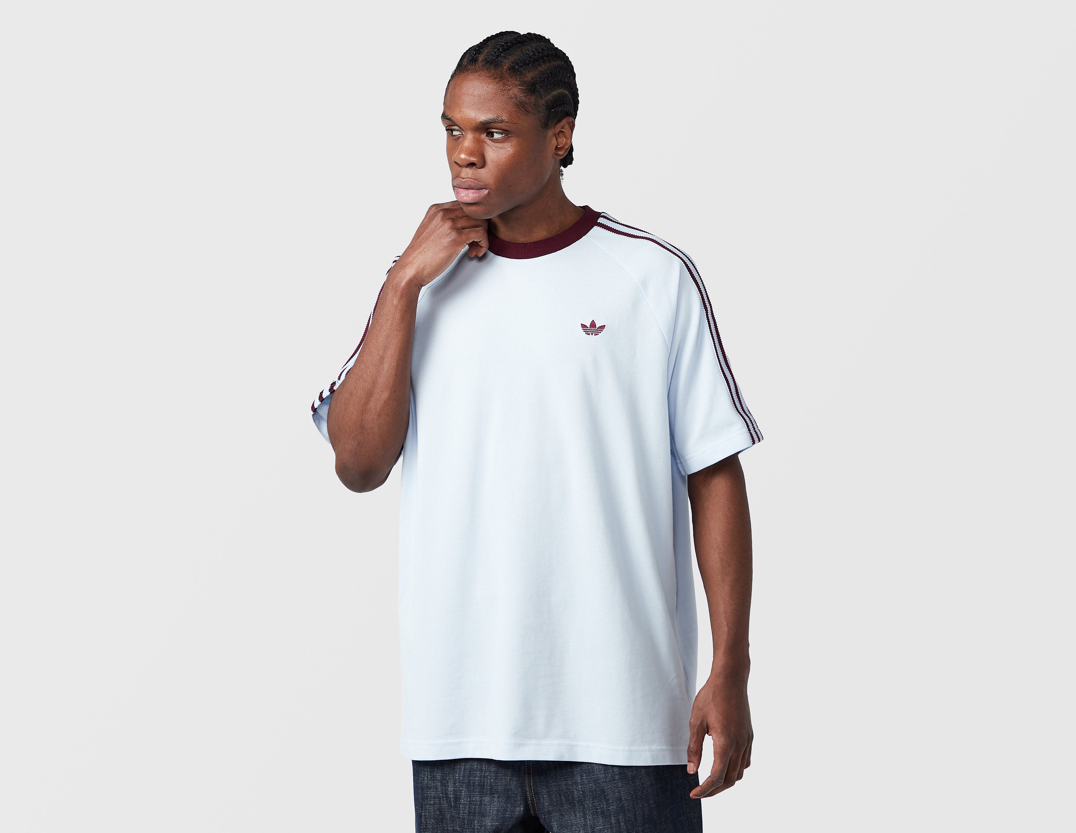 adidas Originals Britcore Ringer T-Shirt, azul