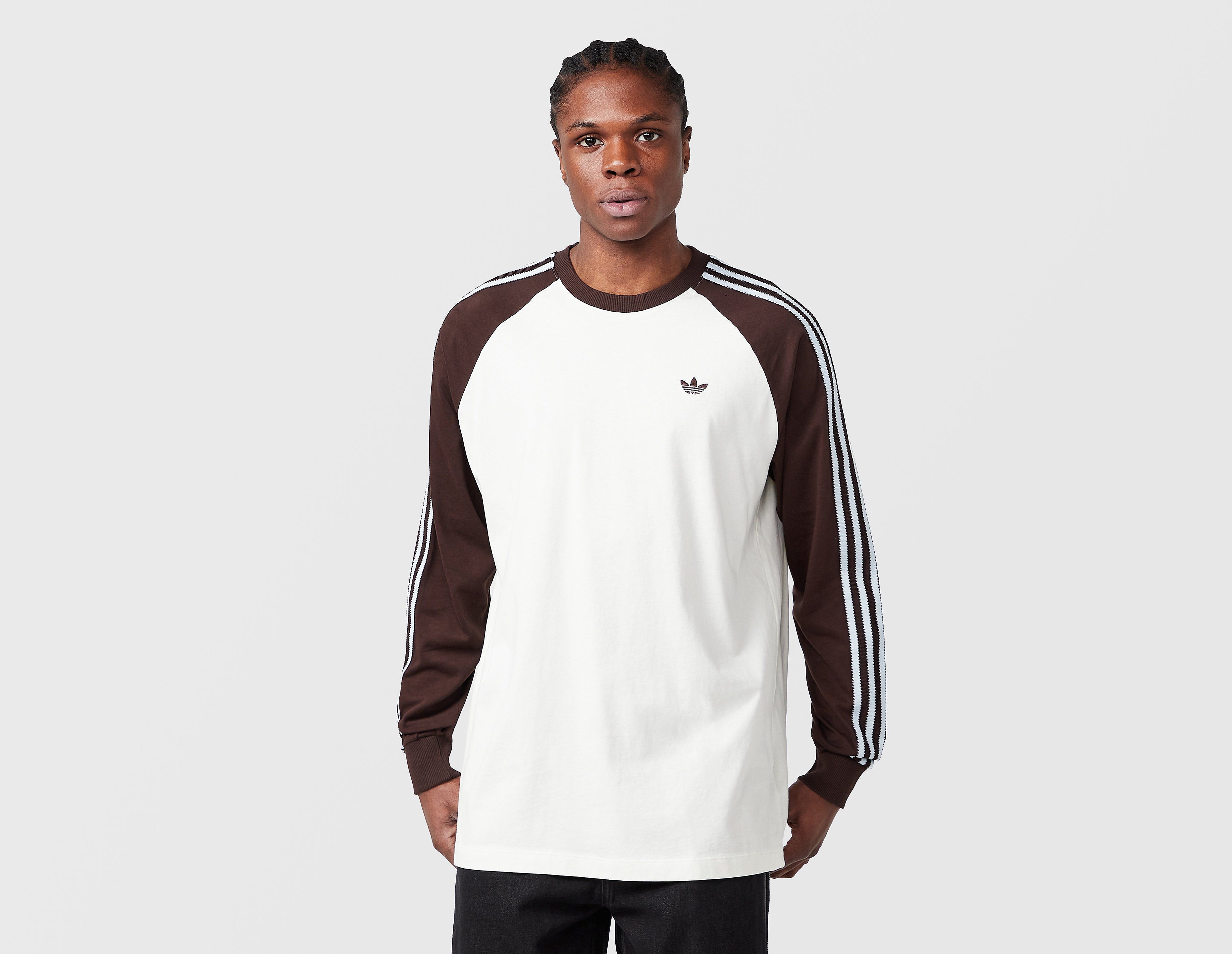 adidas Originals Britcore Long Sleeve Cali T-Shirt, beige