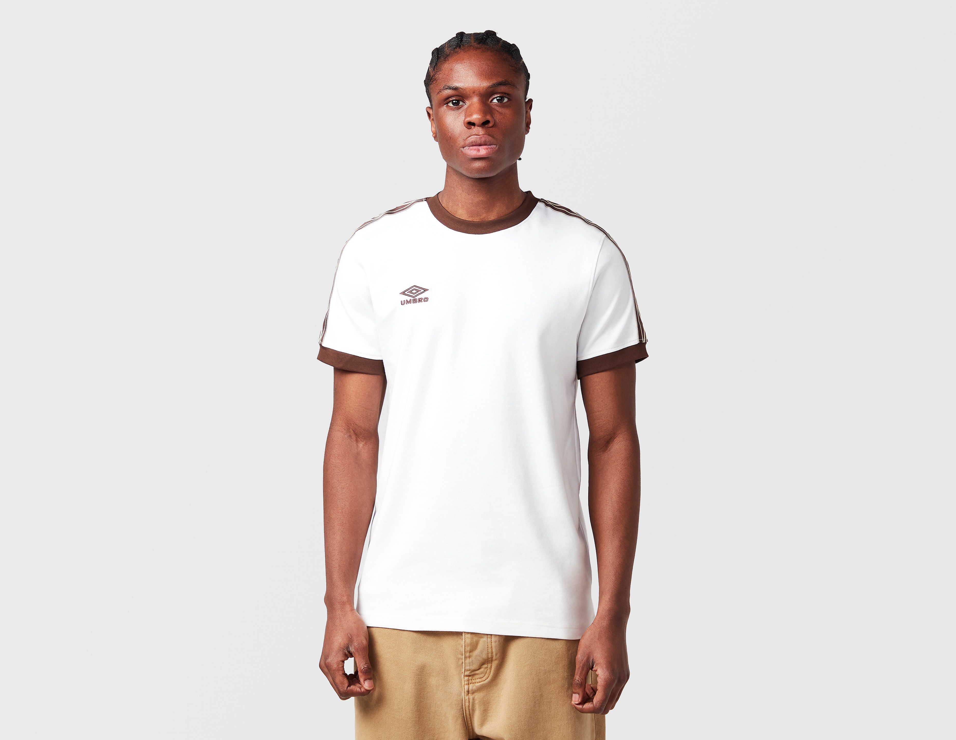 Umbro Sports Culture Taped T-Shirt, blanco