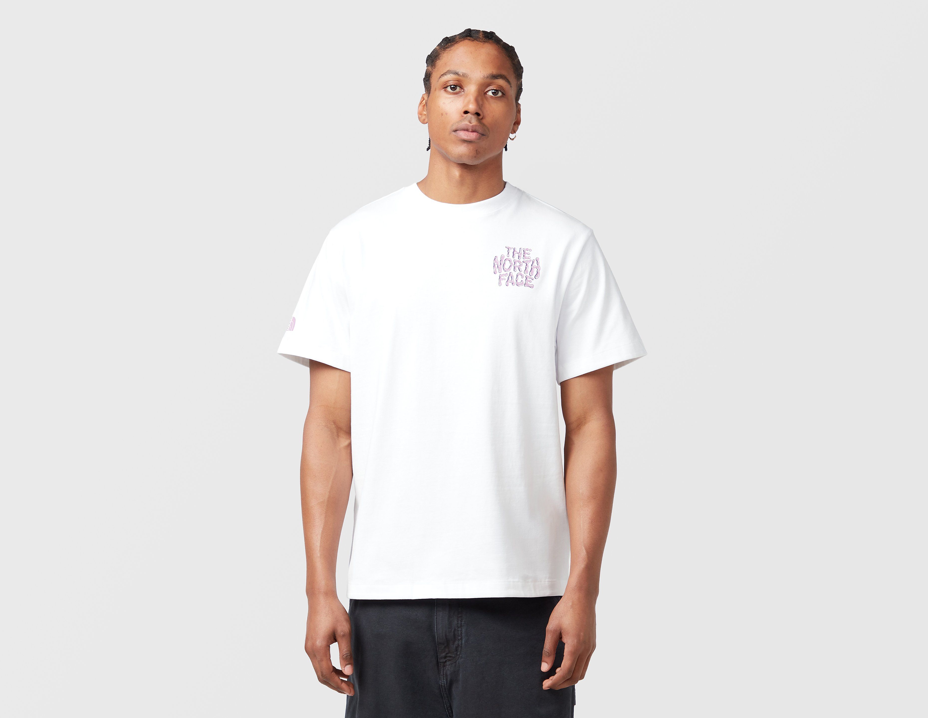 The North Face Drip Logo T-Shirt, blanco