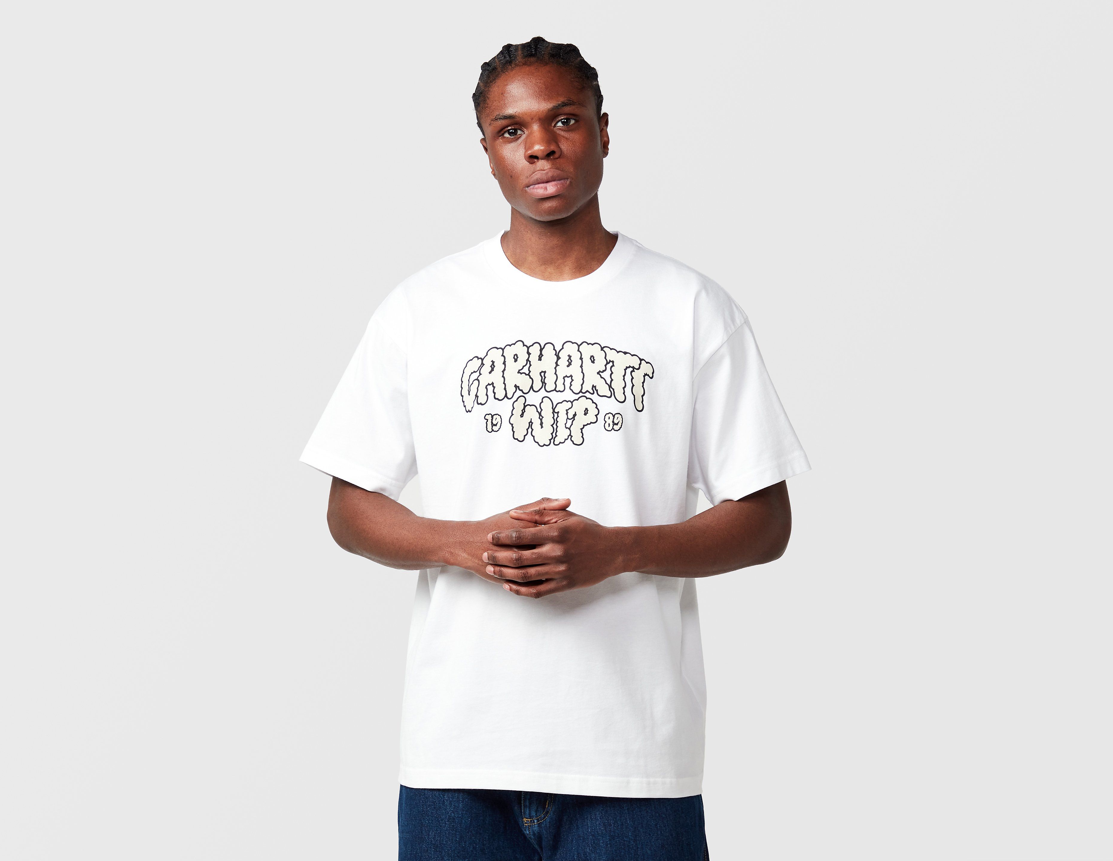 Carhartt WIP Cloud Script T-Shirt, blanco